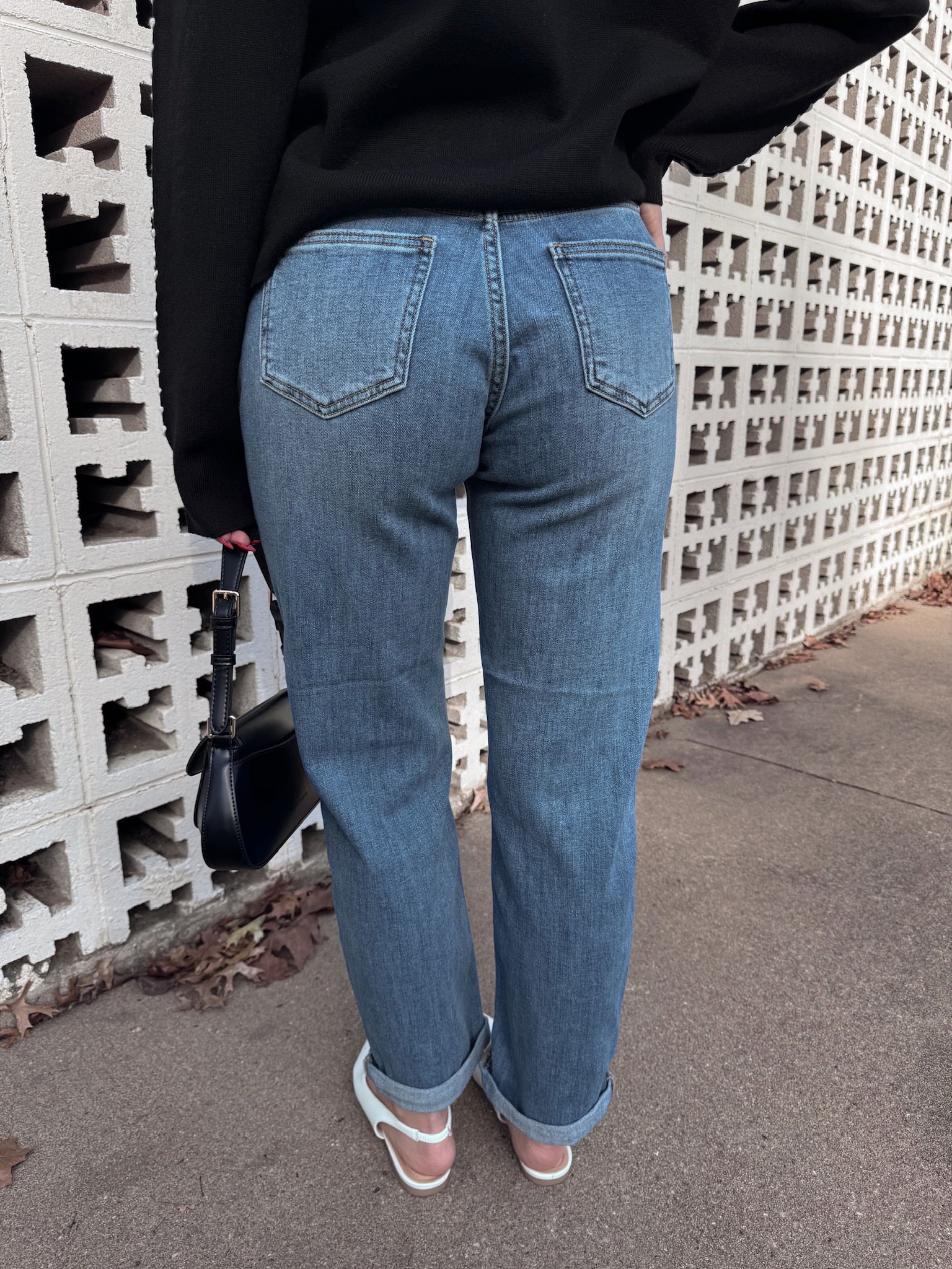 Claire Cuff Barrel Denim