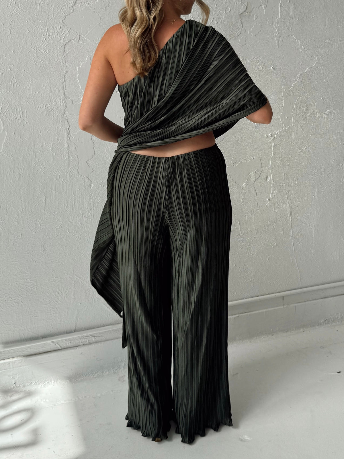 Iris Pleated Two Piece Set