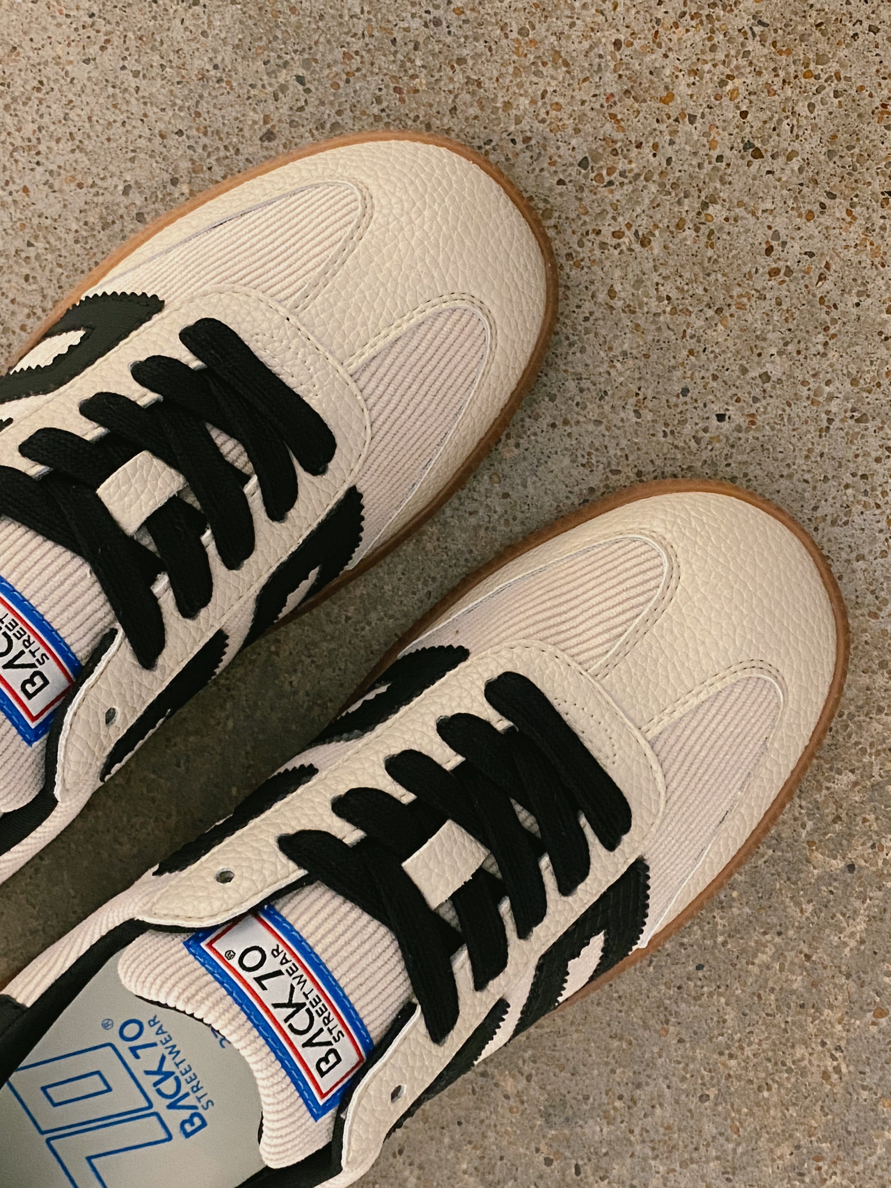 Back 70 Cloud F Sneaker - Cream Black