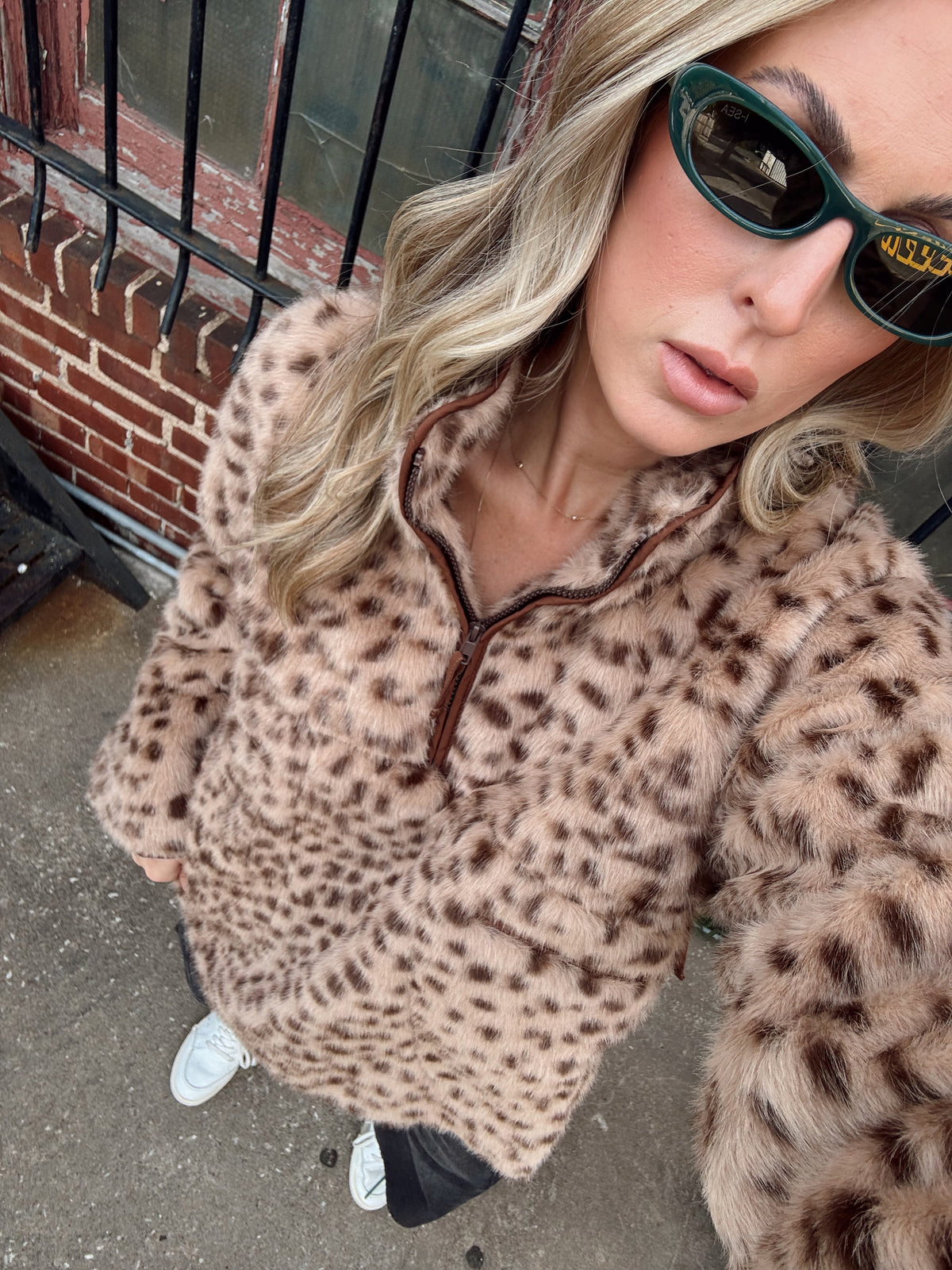 Kaia Leopard Fleece
