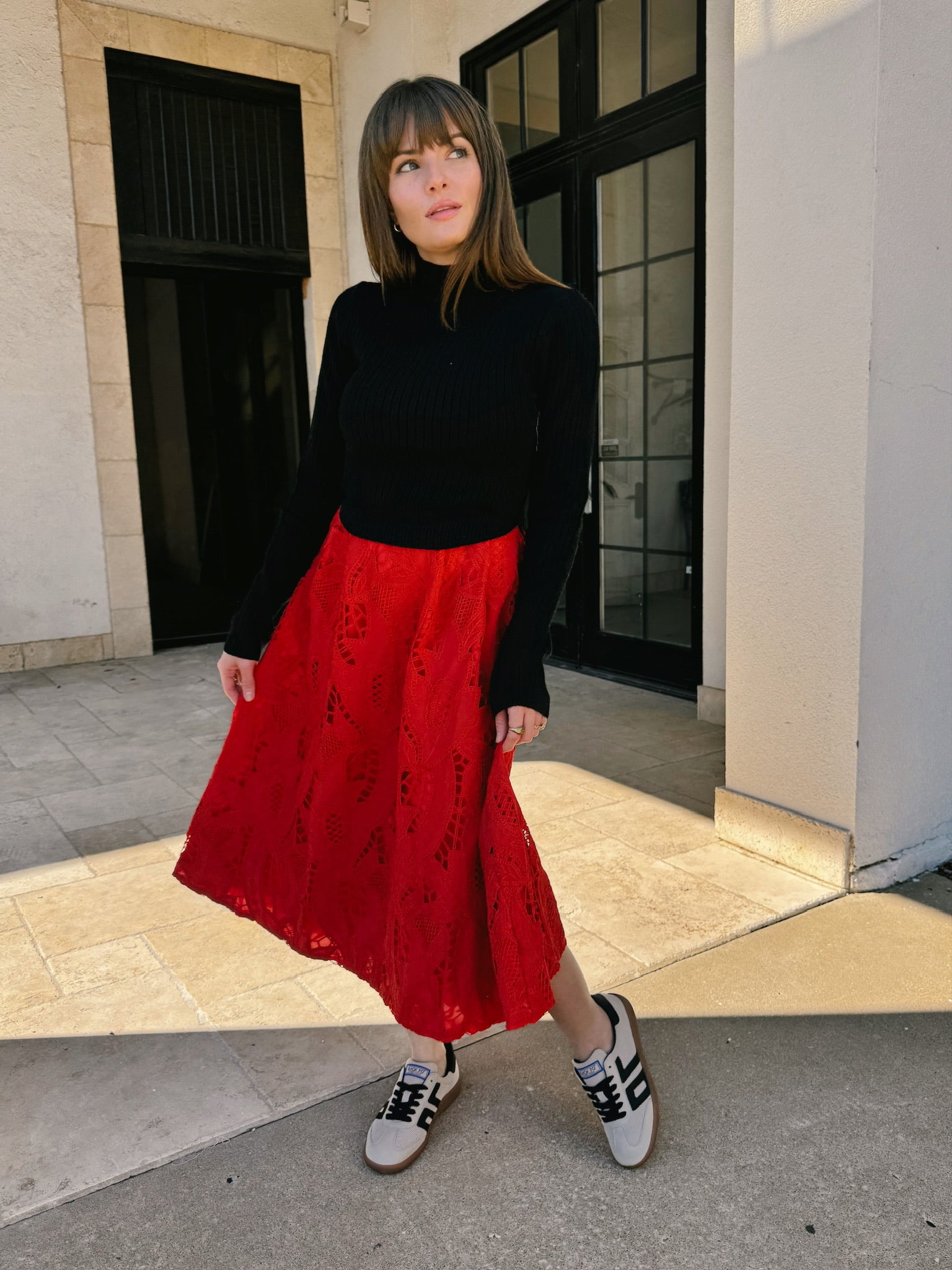 dRA Clementine Skirt - Romance Red