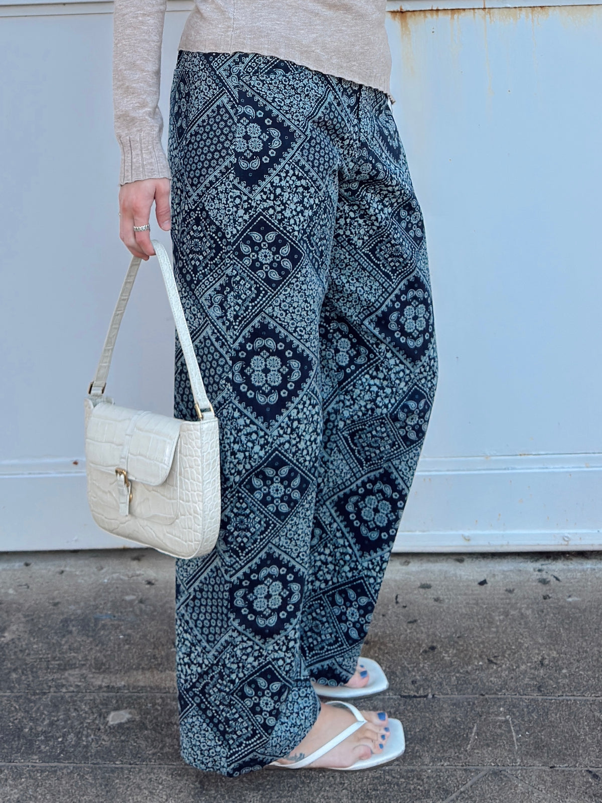 Ellie Bandana Barrel Jeans