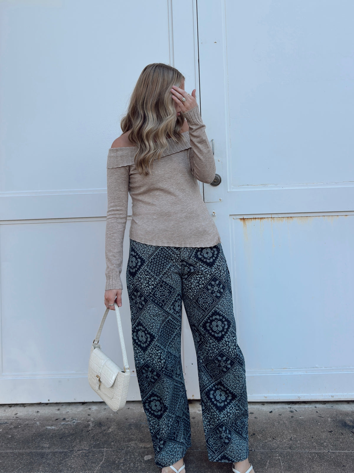 Ellie Bandana Barrel Jeans