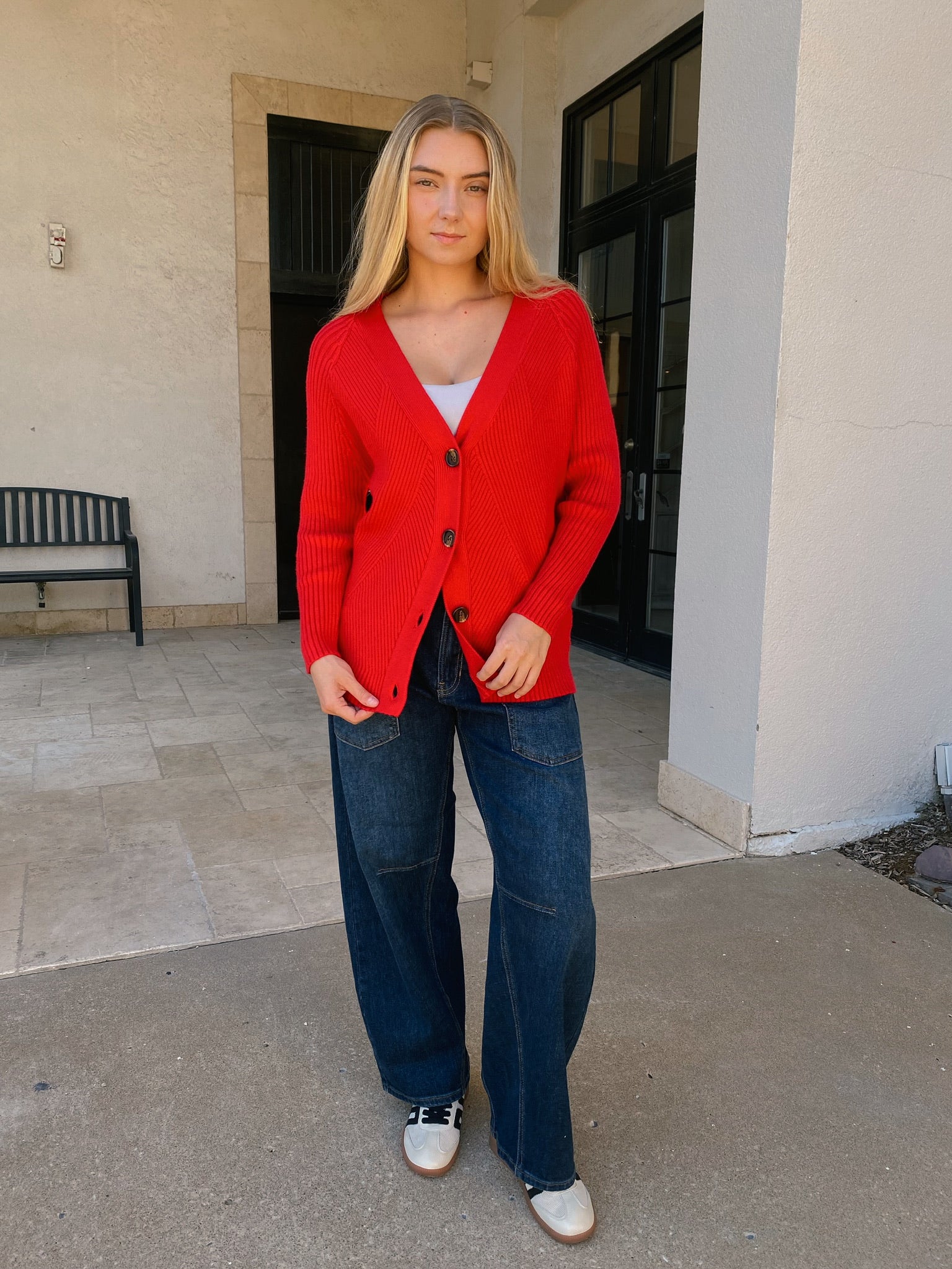 dRA Keiko Cardigan - Red