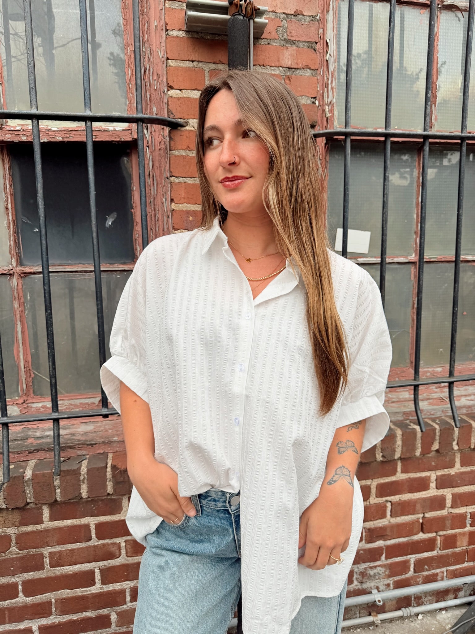 White Button Up