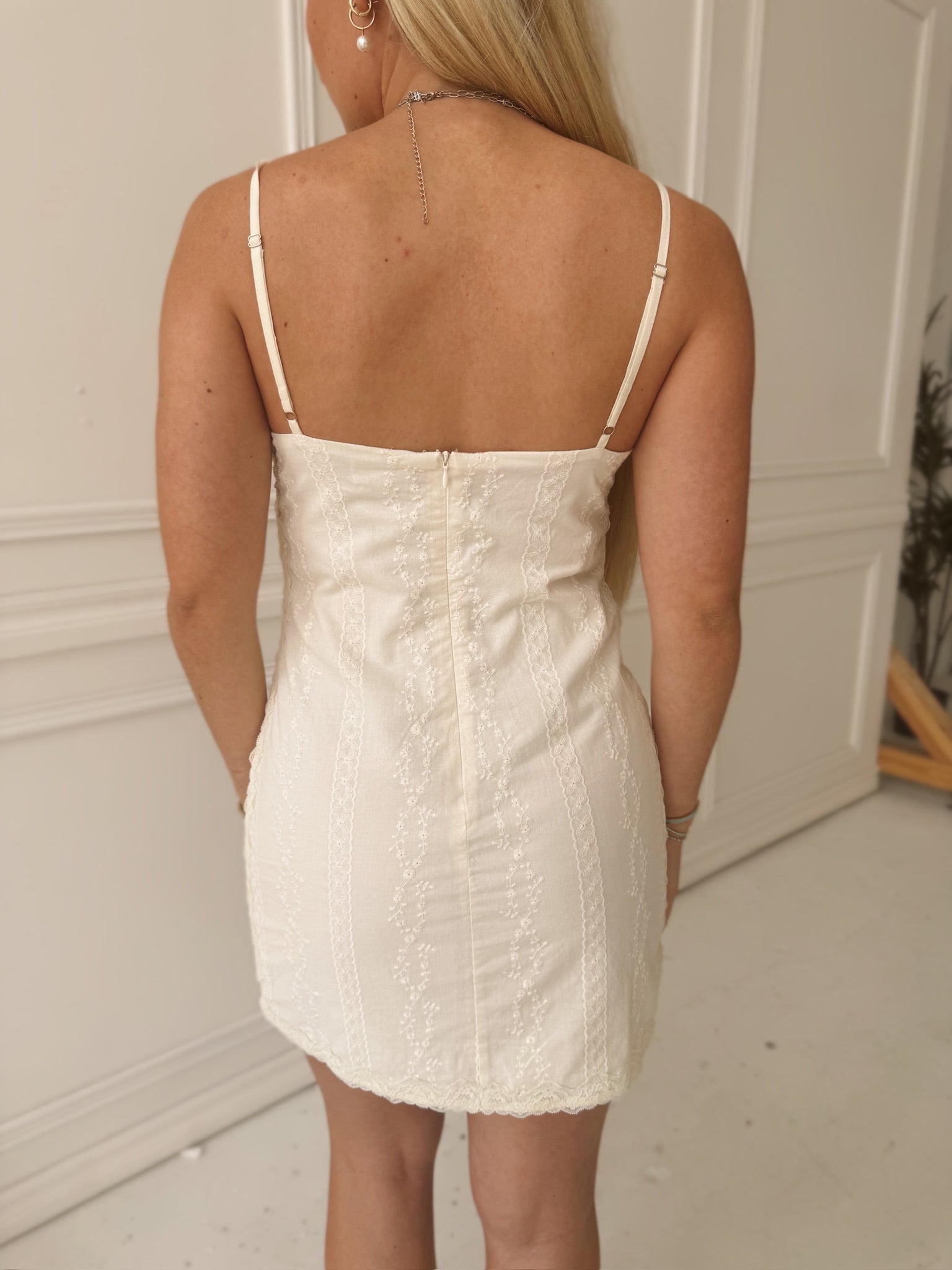 Summer Sunset Lace Mini Dress