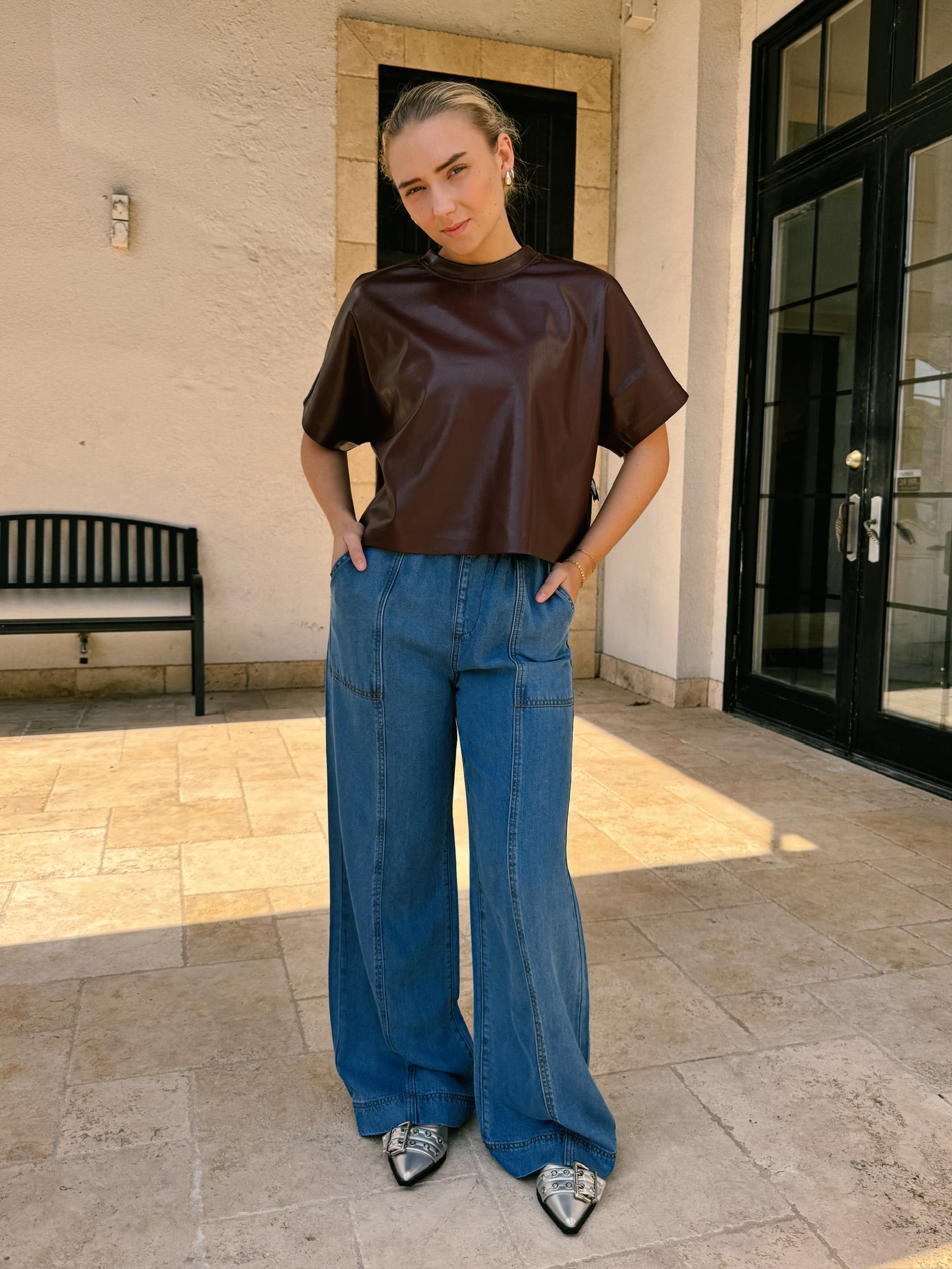 Frnch Balsamine Pant - Bleu Jean