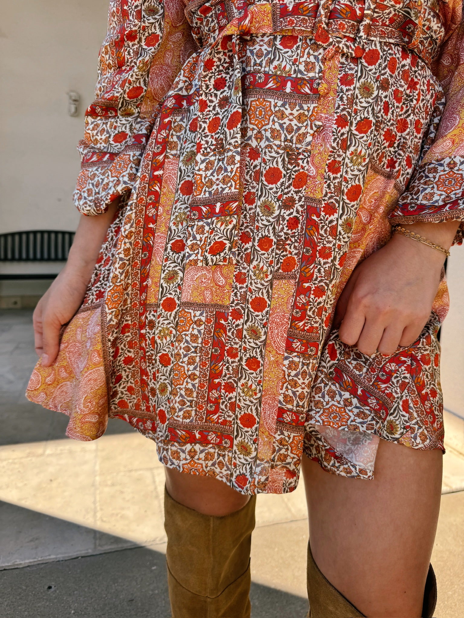 dRA Sora Dress - Sedona Patchwork