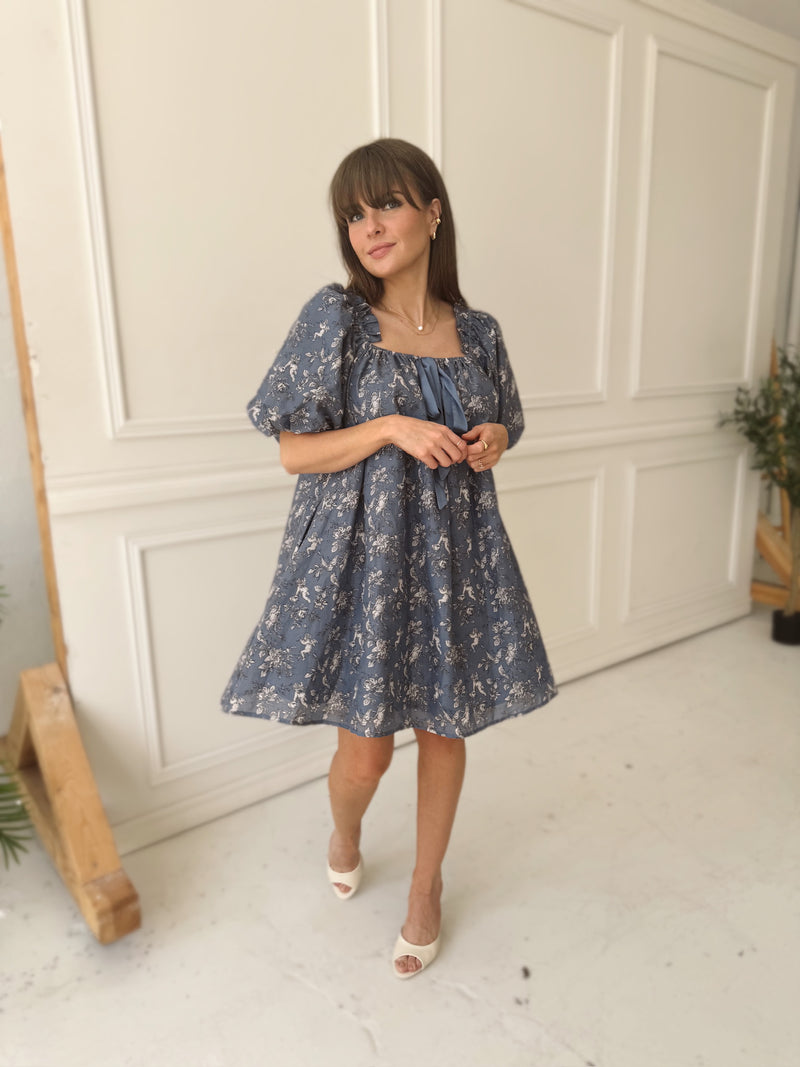Cherub Toile Mini Dress