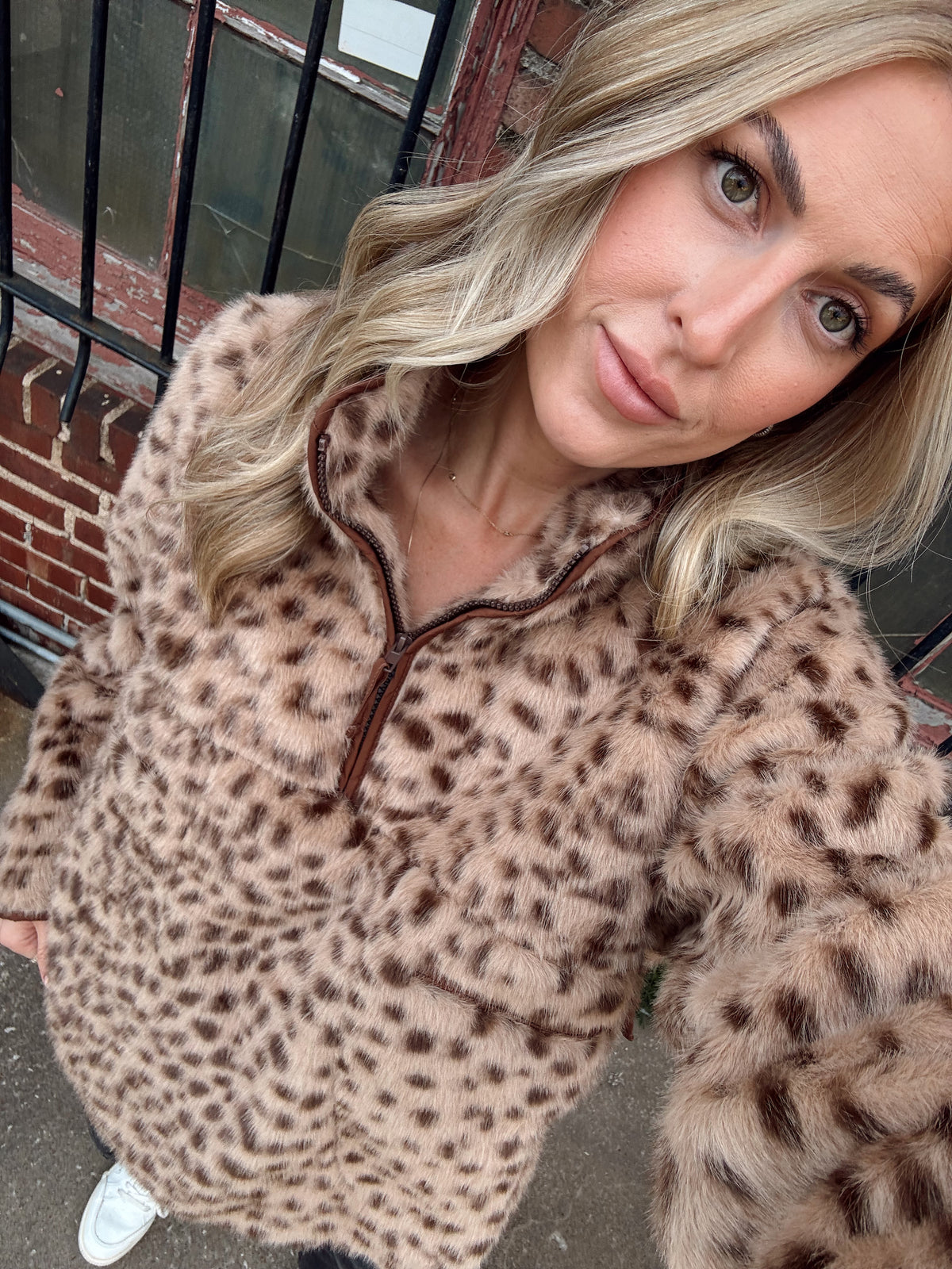 Kaia Leopard Fleece