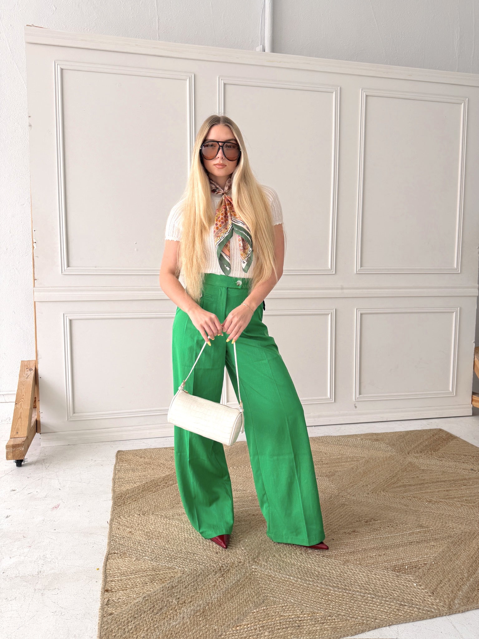Frnch Caraiva Pant in Vert