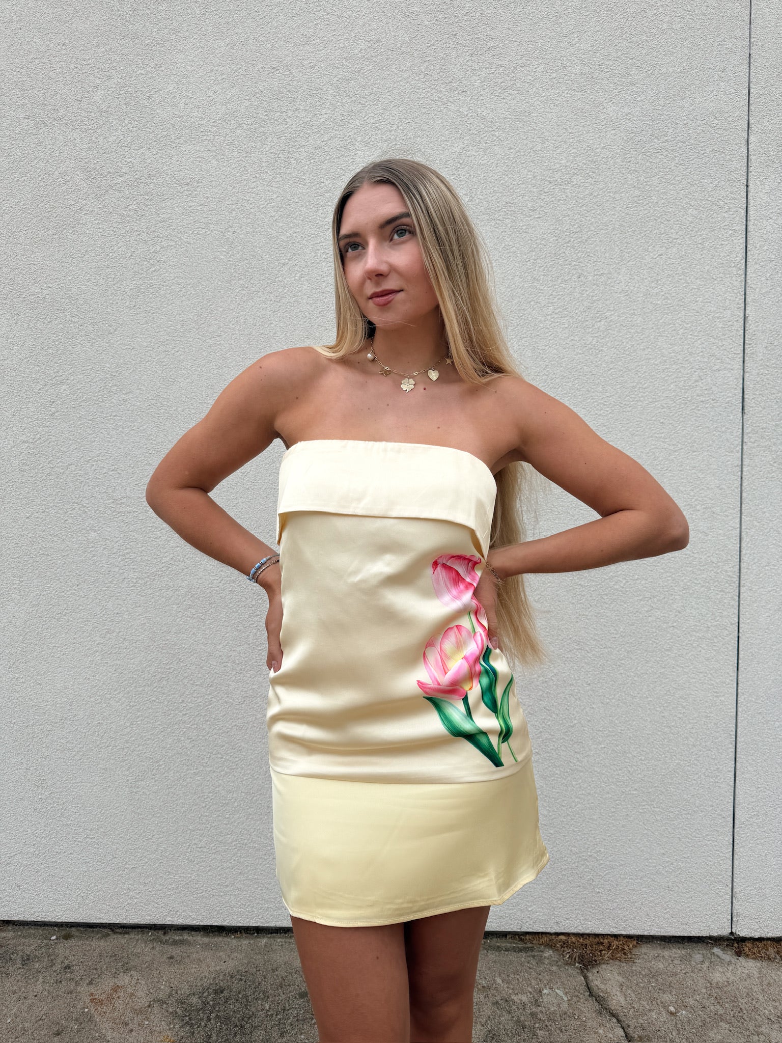 Tropics Satin Skirt