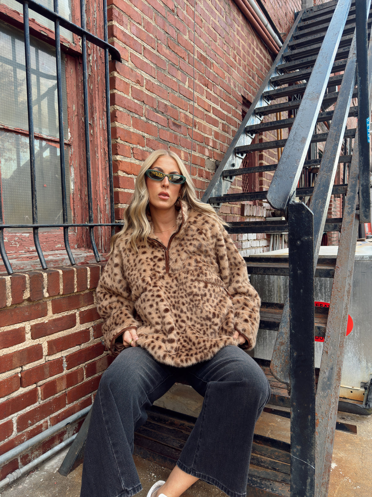 Kaia Leopard Fleece