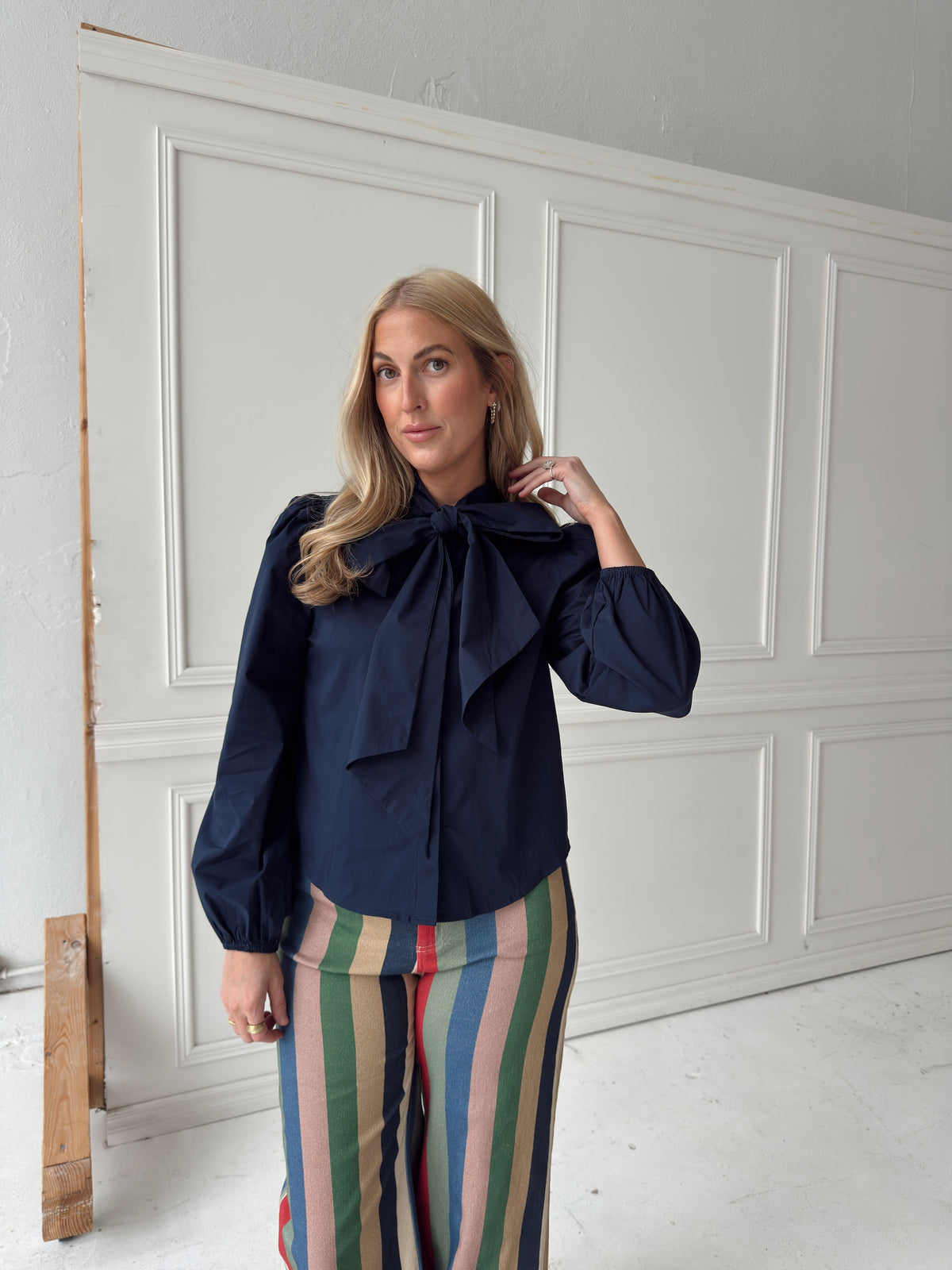 Thelma Tie Neck Blouse