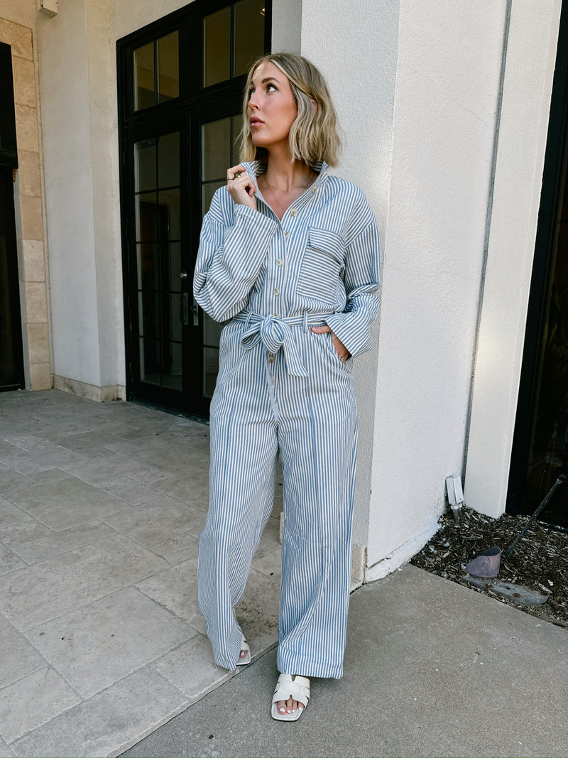 Frnch Ady Jumpsuit - Bleu Jean