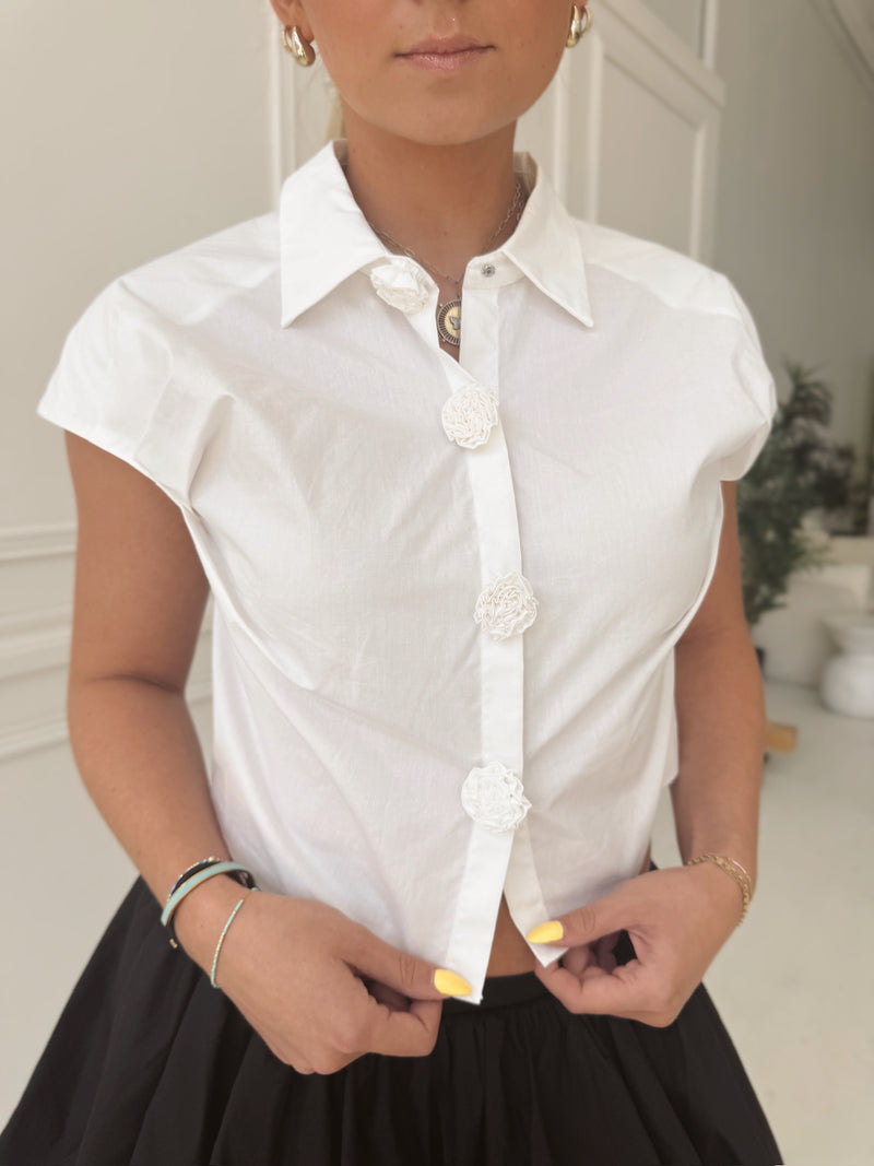 Day to Night Floral Button Up Top