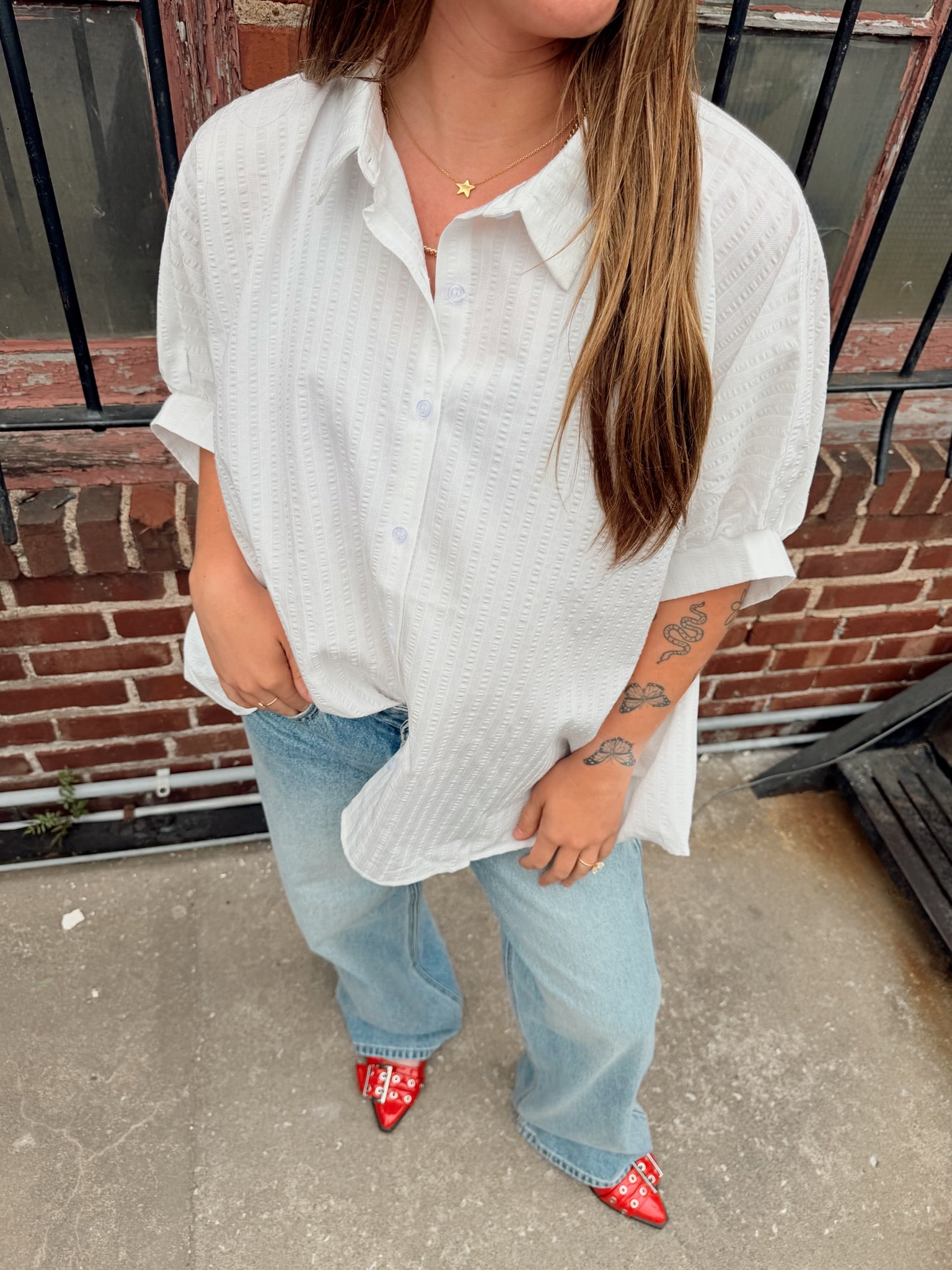 White Button Up