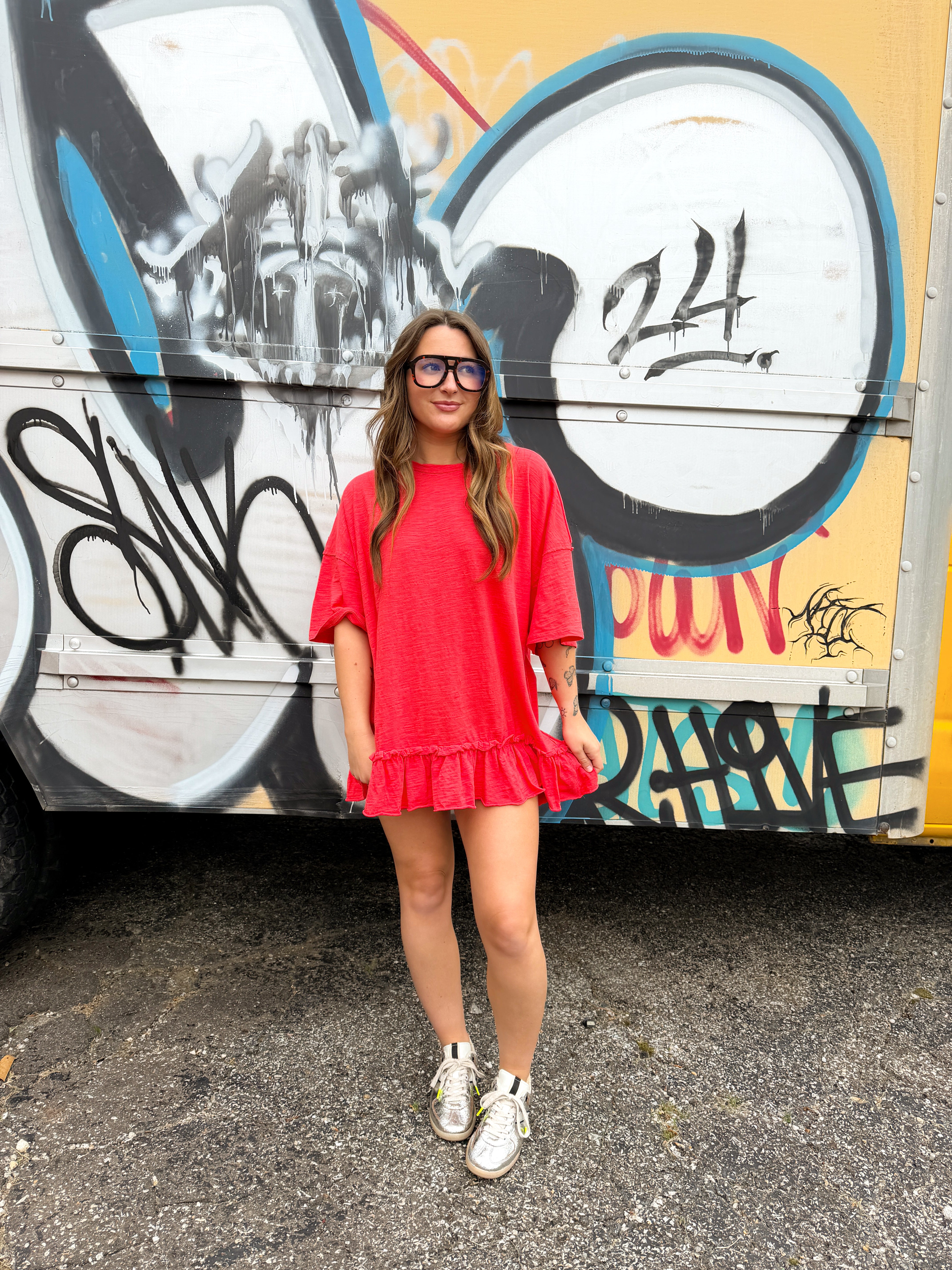Remi Ruffle Mini Dress