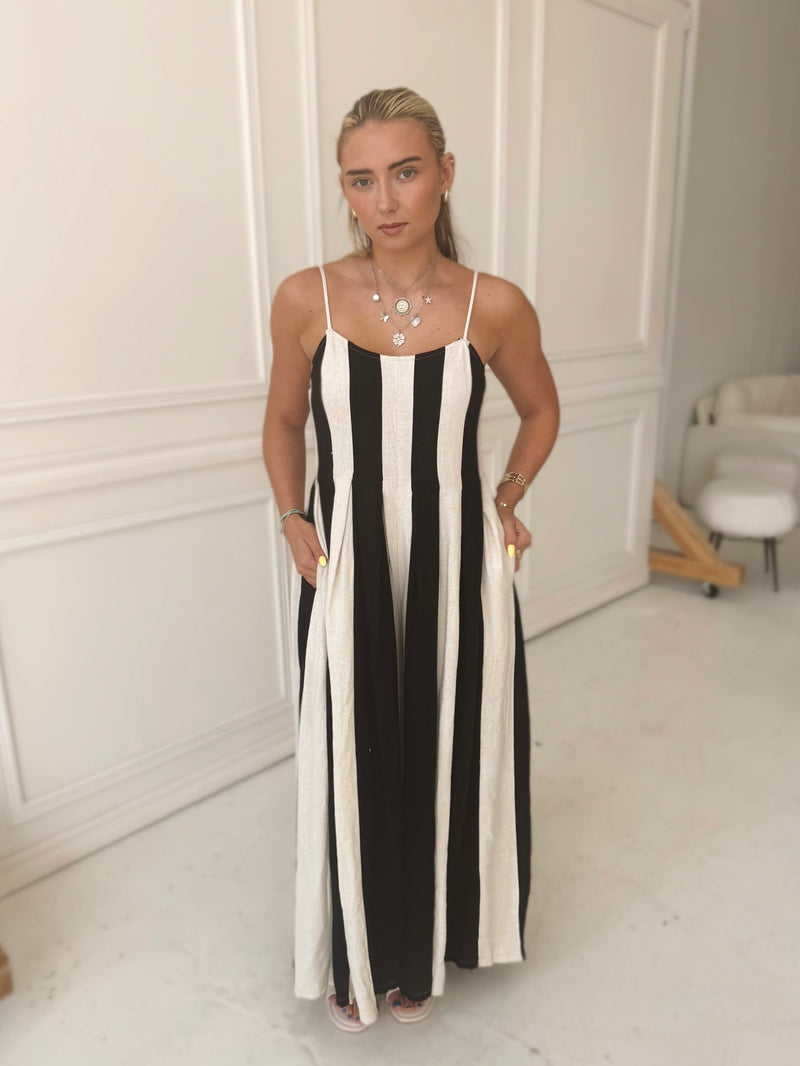 Striped Jumpsuit