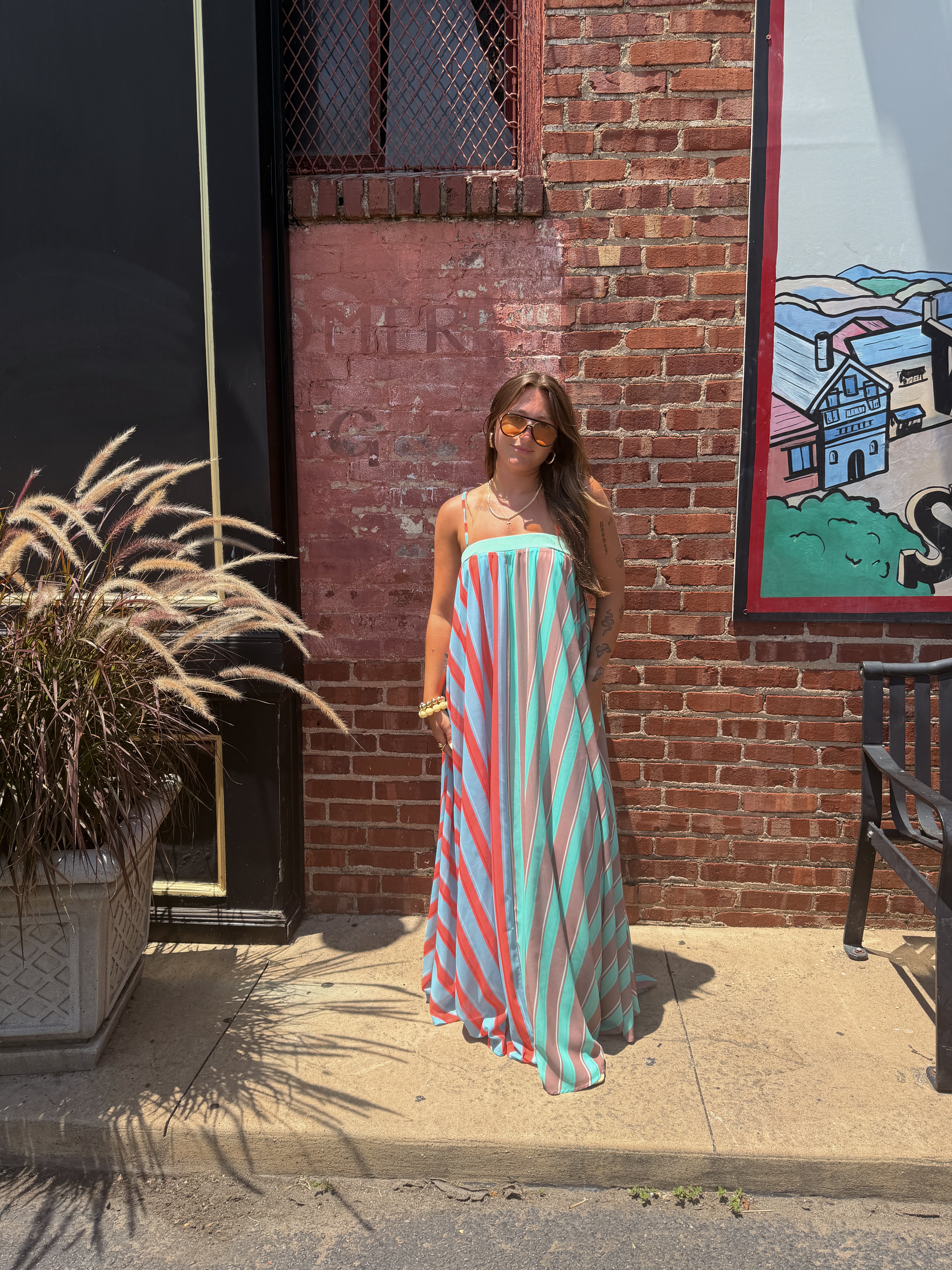 Pre-Order Sarah Striped Maxi (restock eta 8/10)