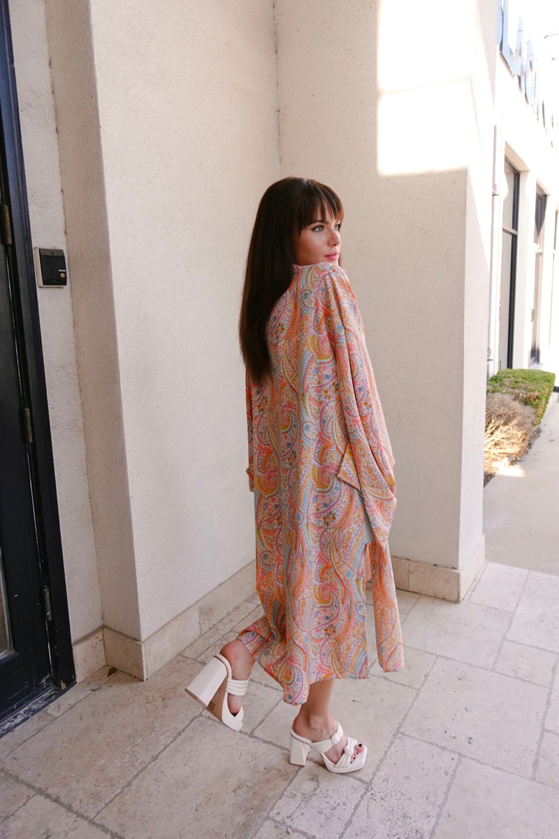 Summer Paisley Kimono