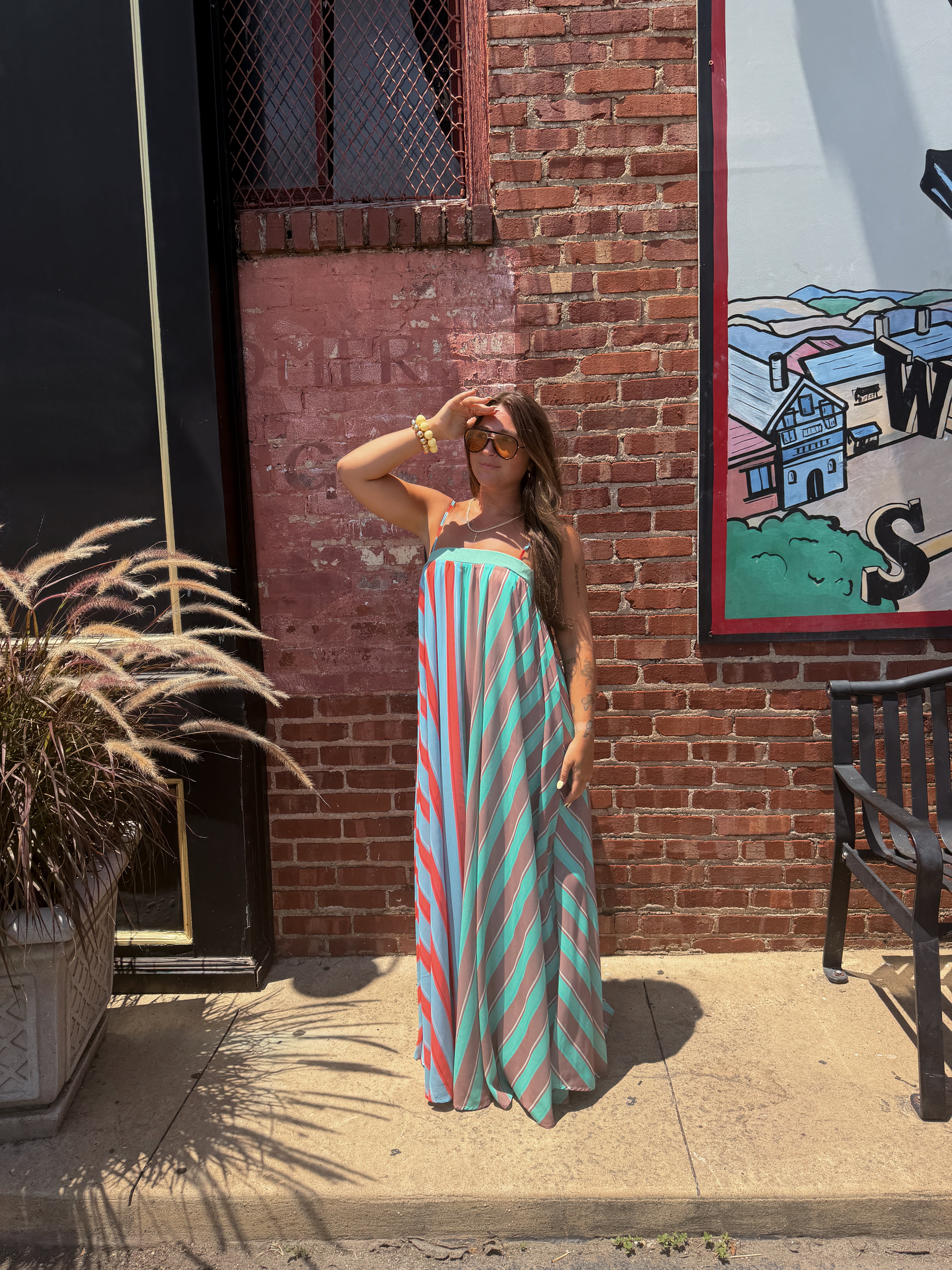 Pre-Order Sarah Striped Maxi (restock eta 8/10)