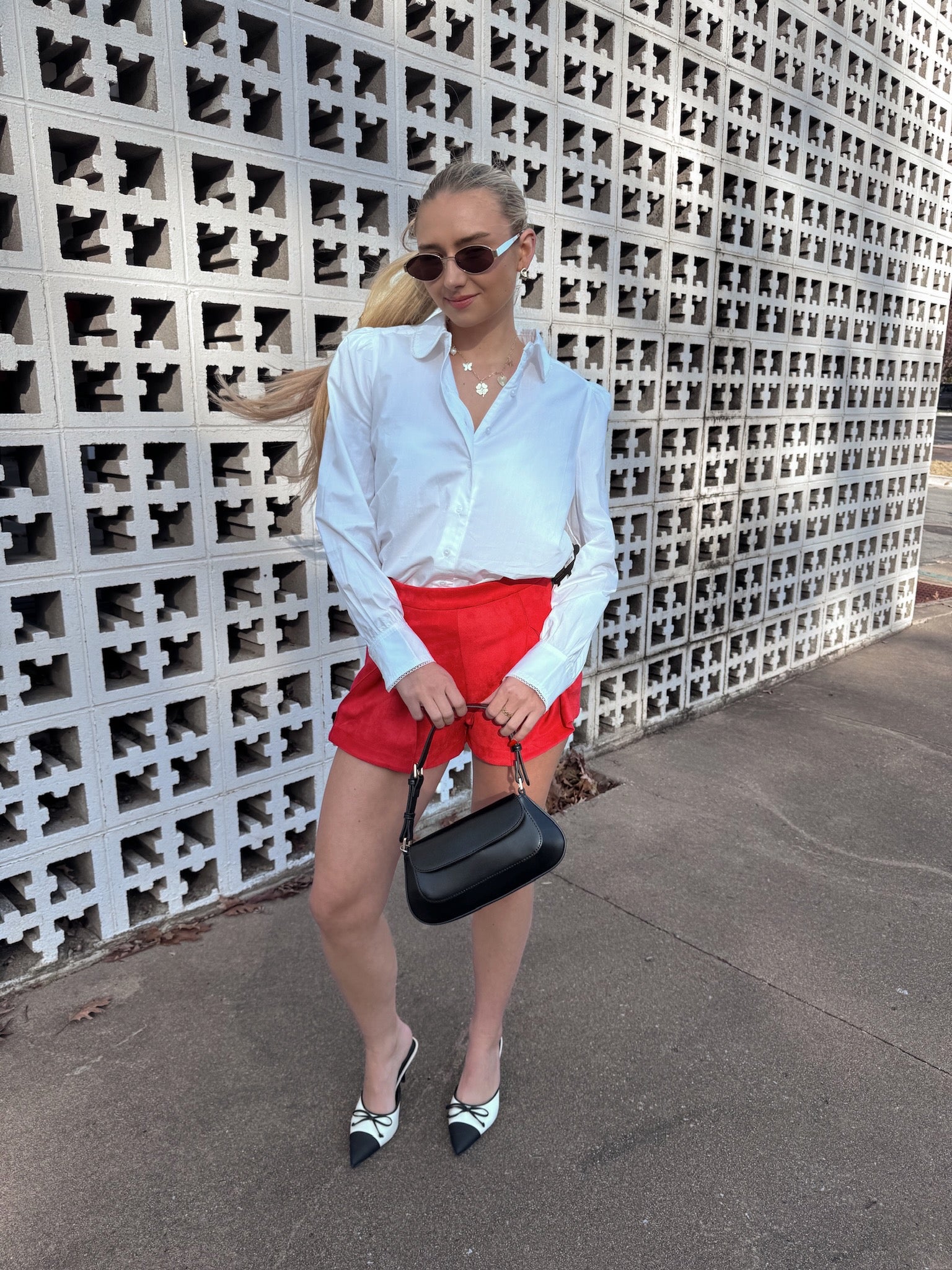 English Factory Lace Trim Shirt