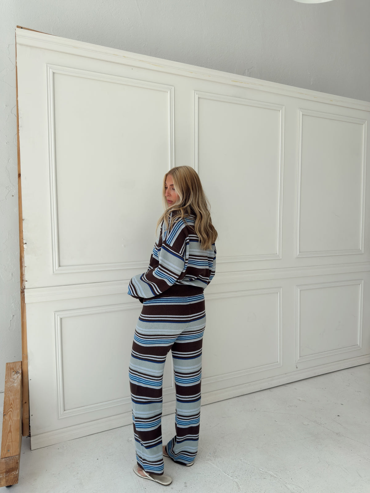 Jenna Multi Stripe Sweater Set