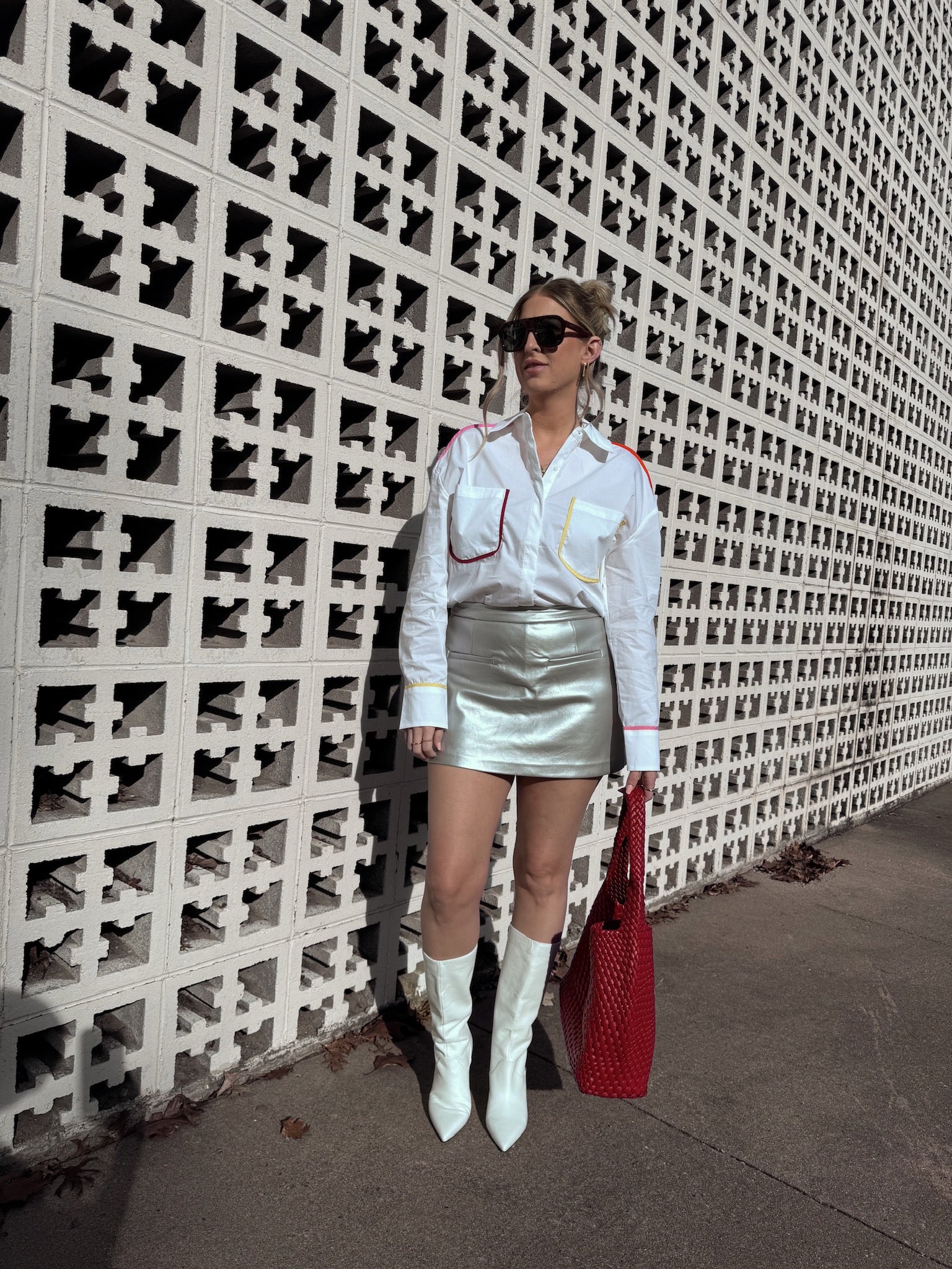 English Factory Flat Binding Detailed Shirt