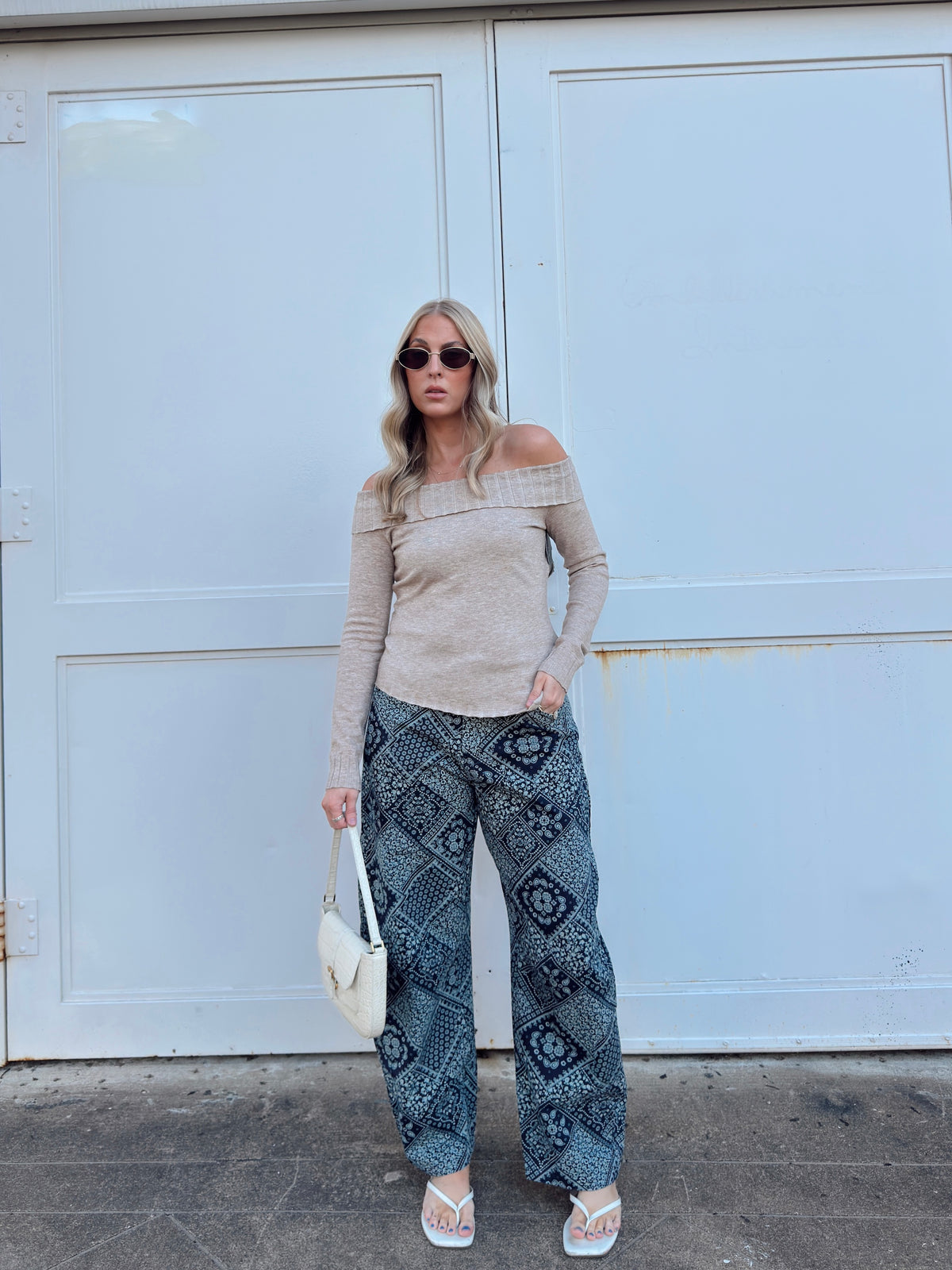 Ellie Bandana Barrel Jeans