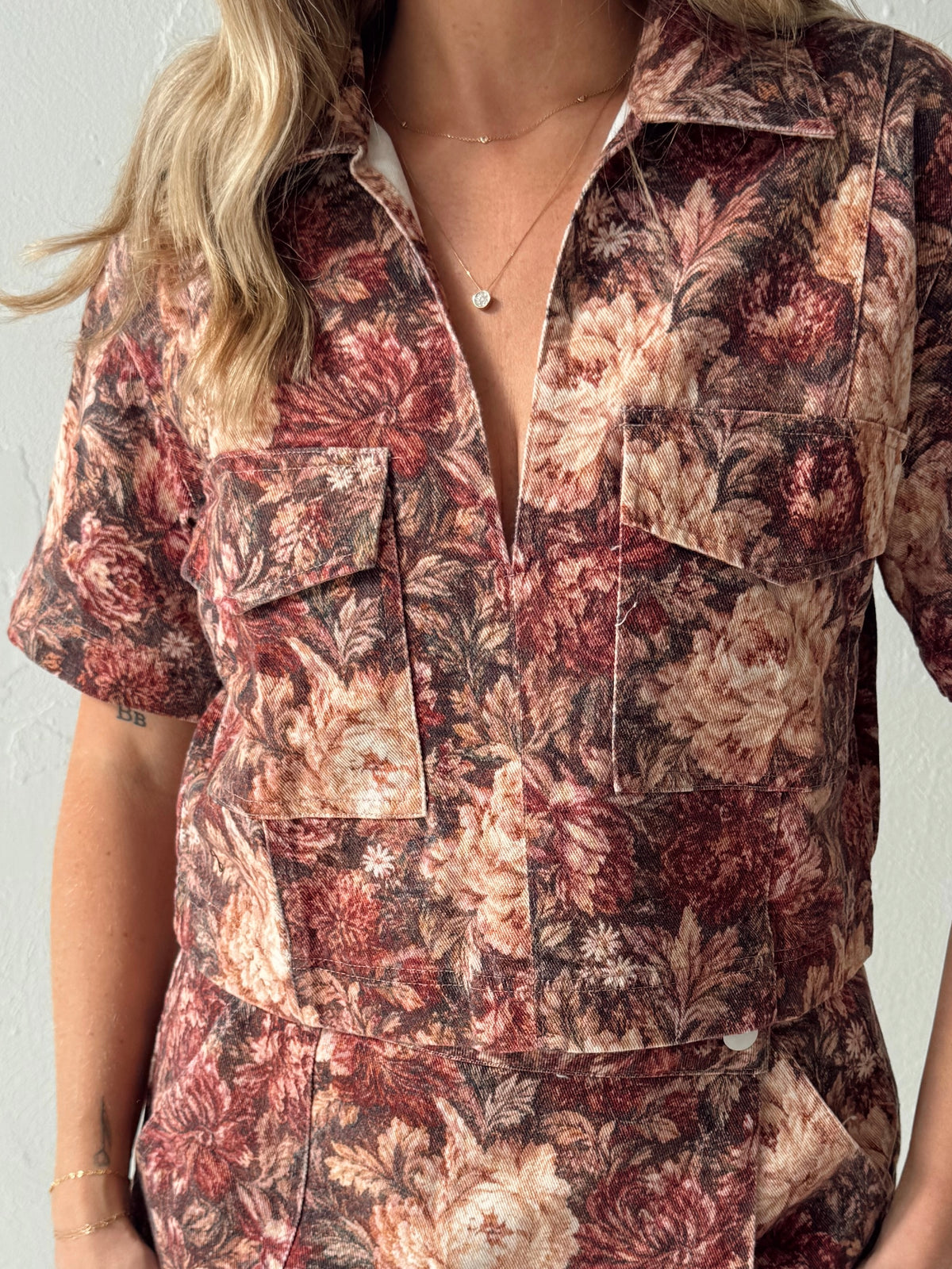 Tove Floral Utility Top