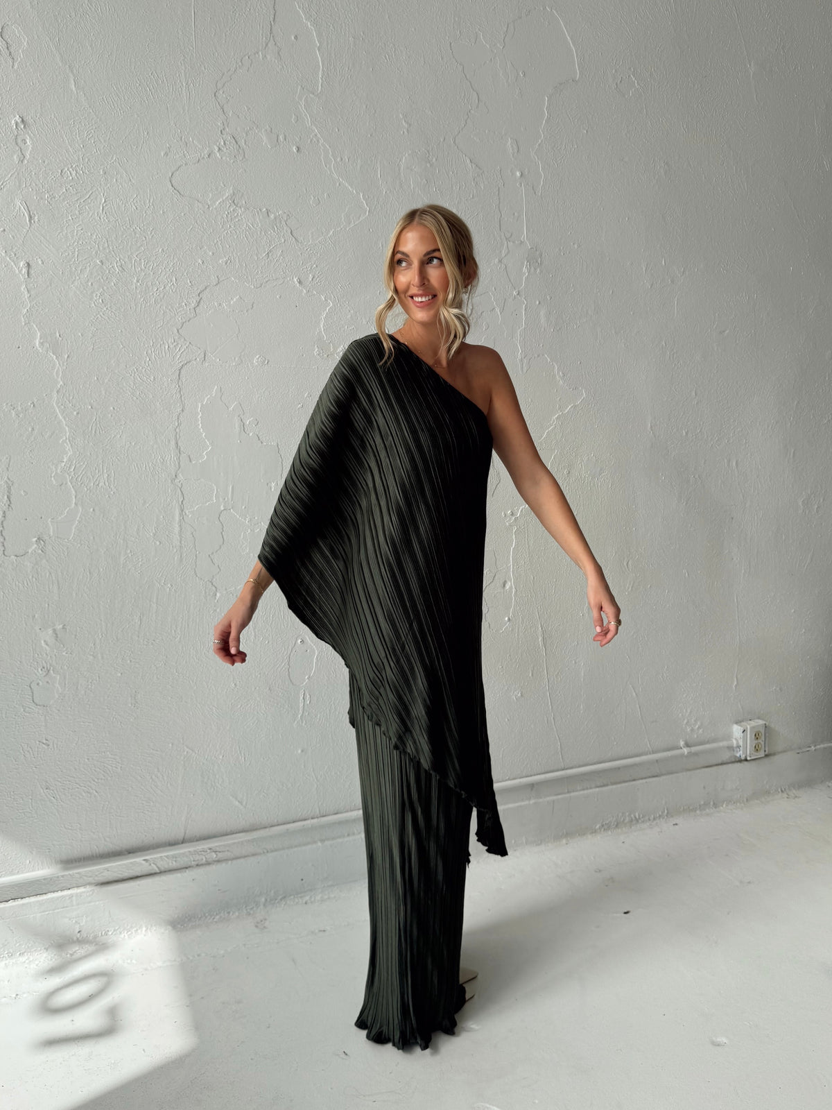 Iris Pleated Two Piece Set