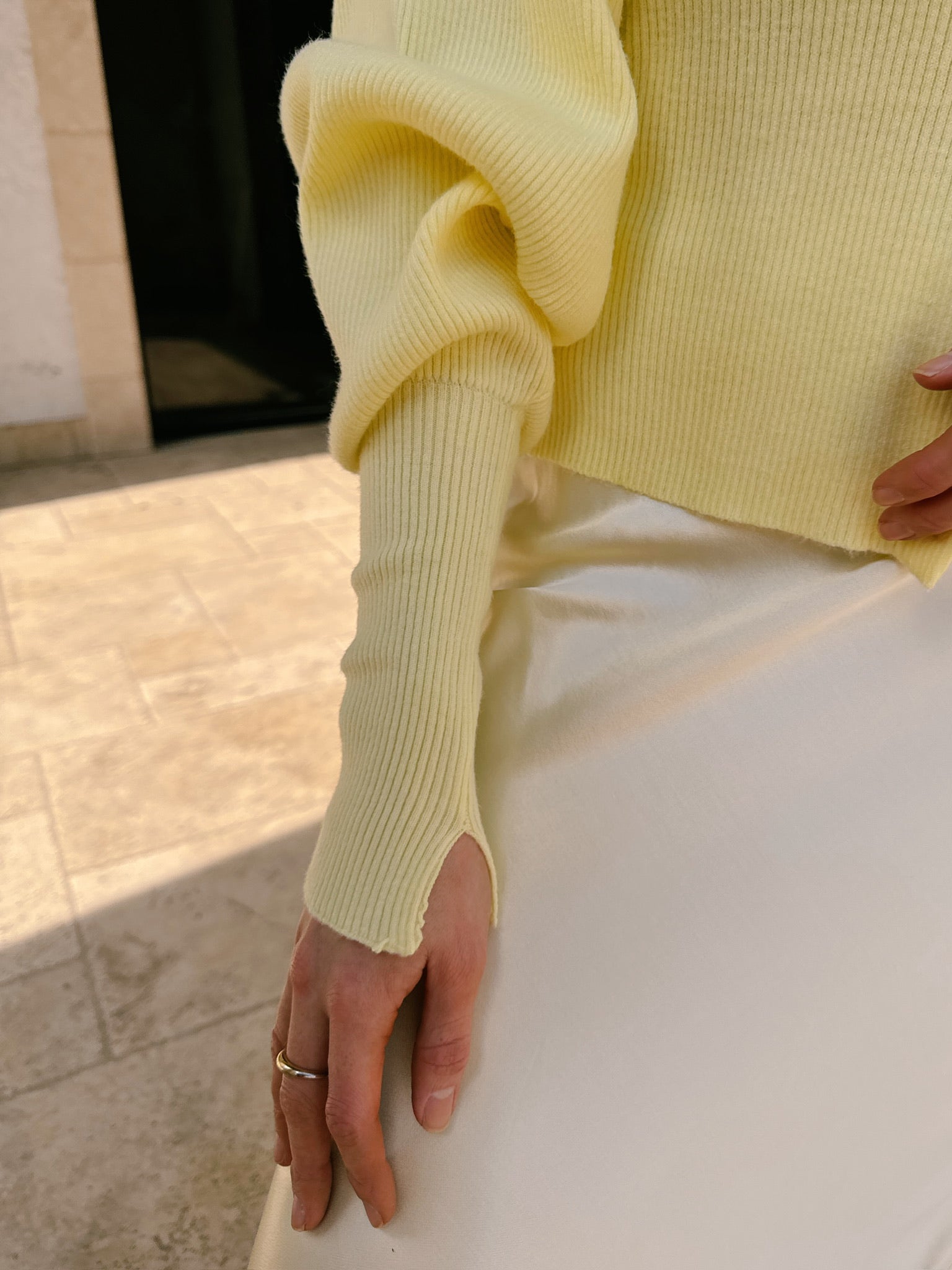 JiJi Chenoa Cardigan - Butter Yellow