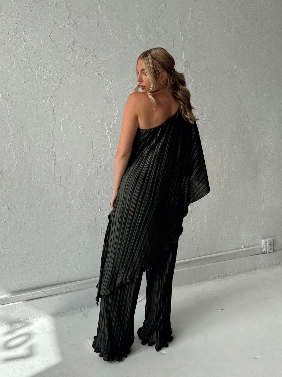 Iris Pleated Two Piece Set