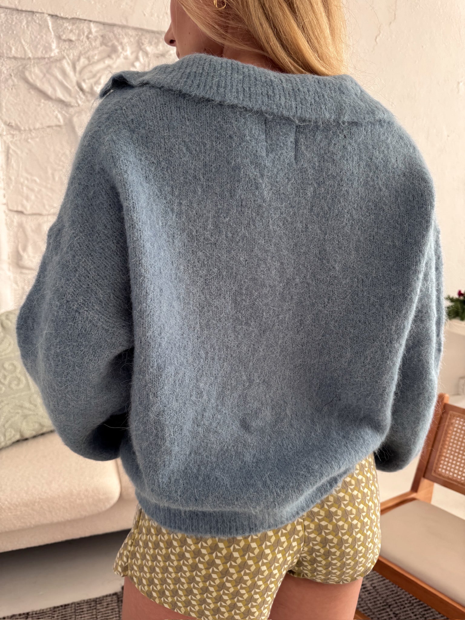 Frnch Josse Bleu Jean Sweater