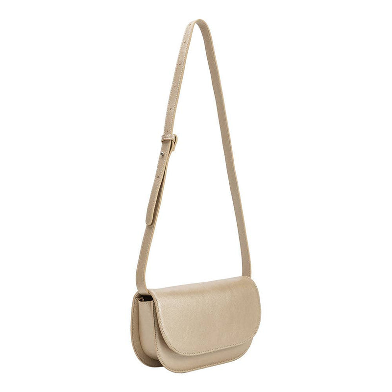 Inez Metallic Gold Recycled Vegan Shoulder Bag