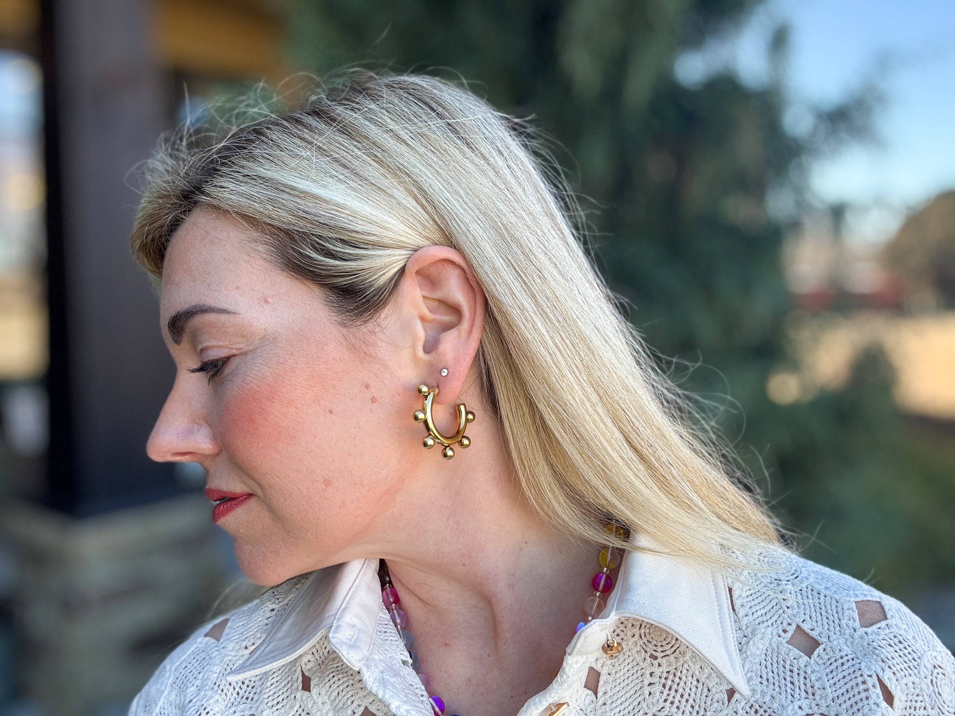 Naomi Hoop Earrings