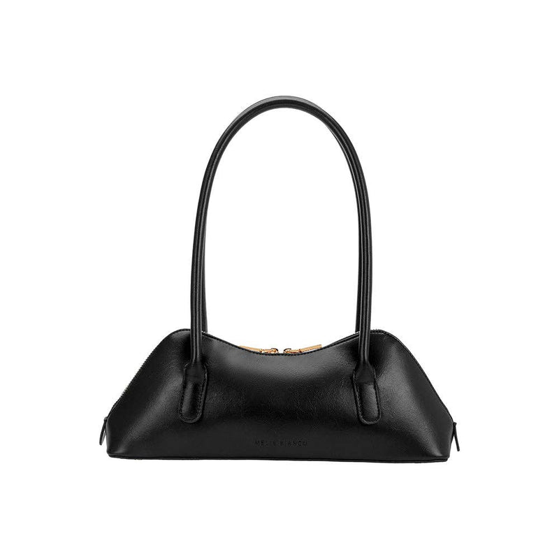 Dakota Black Recycled Vegan Shoulder Bag