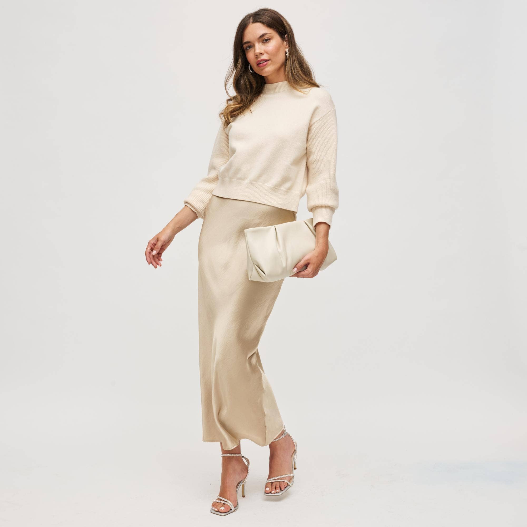 Franny Clutch: Silver