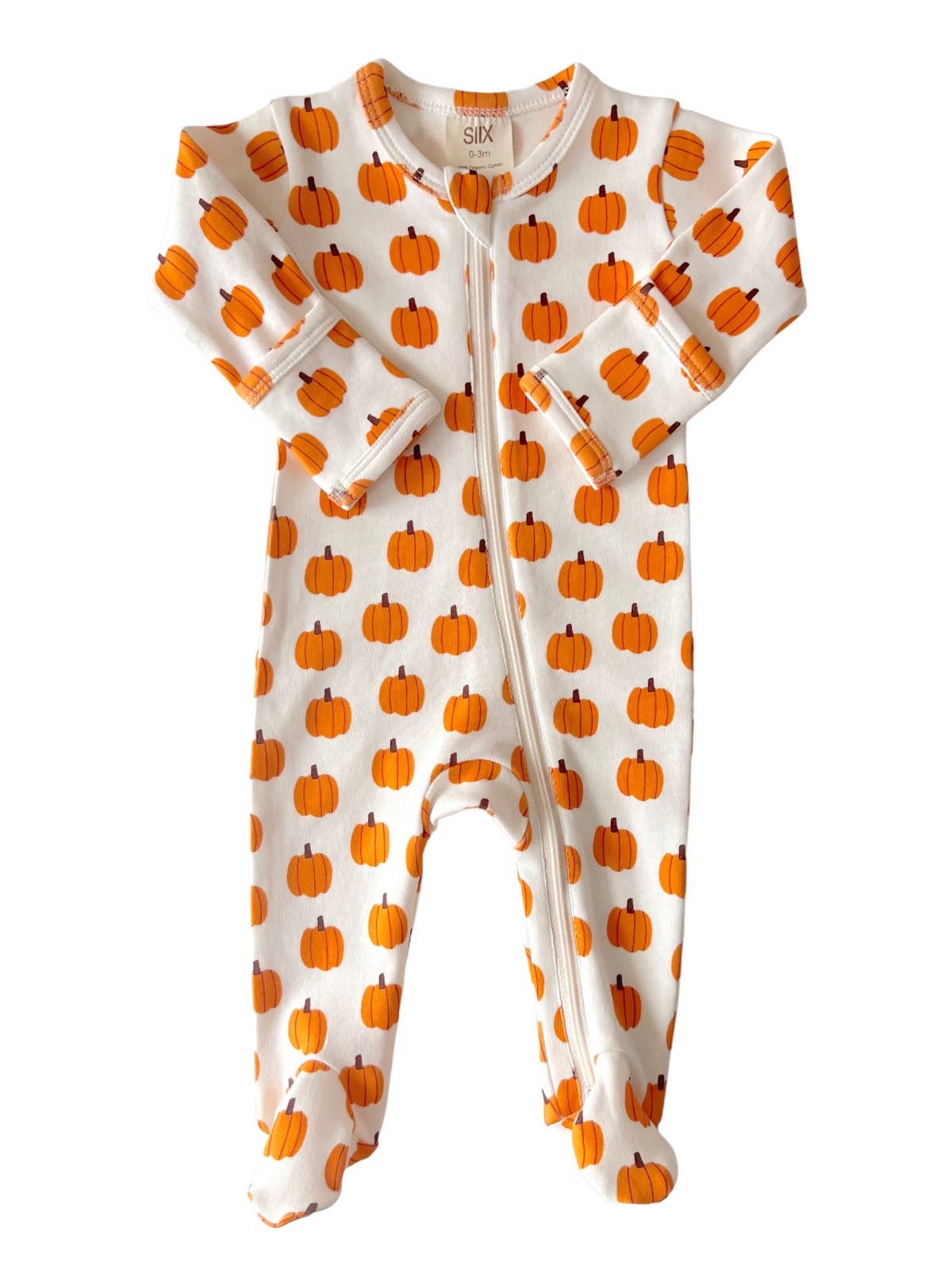 Pumpkin Organic Zip Footie