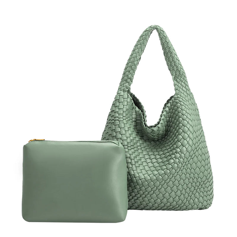 Melie Bianco Johanna Teal Shoulder Bag