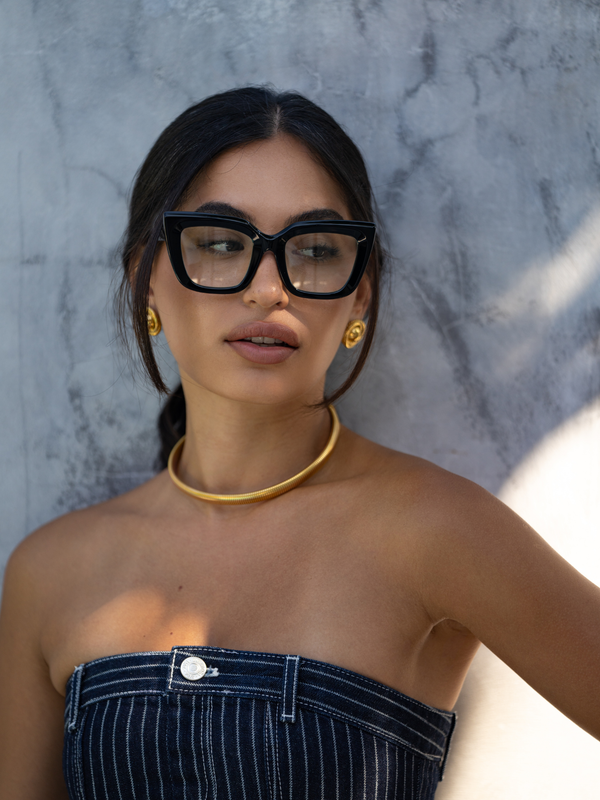 Freyrs Eyewear Portofino Blue Light Readers - Black