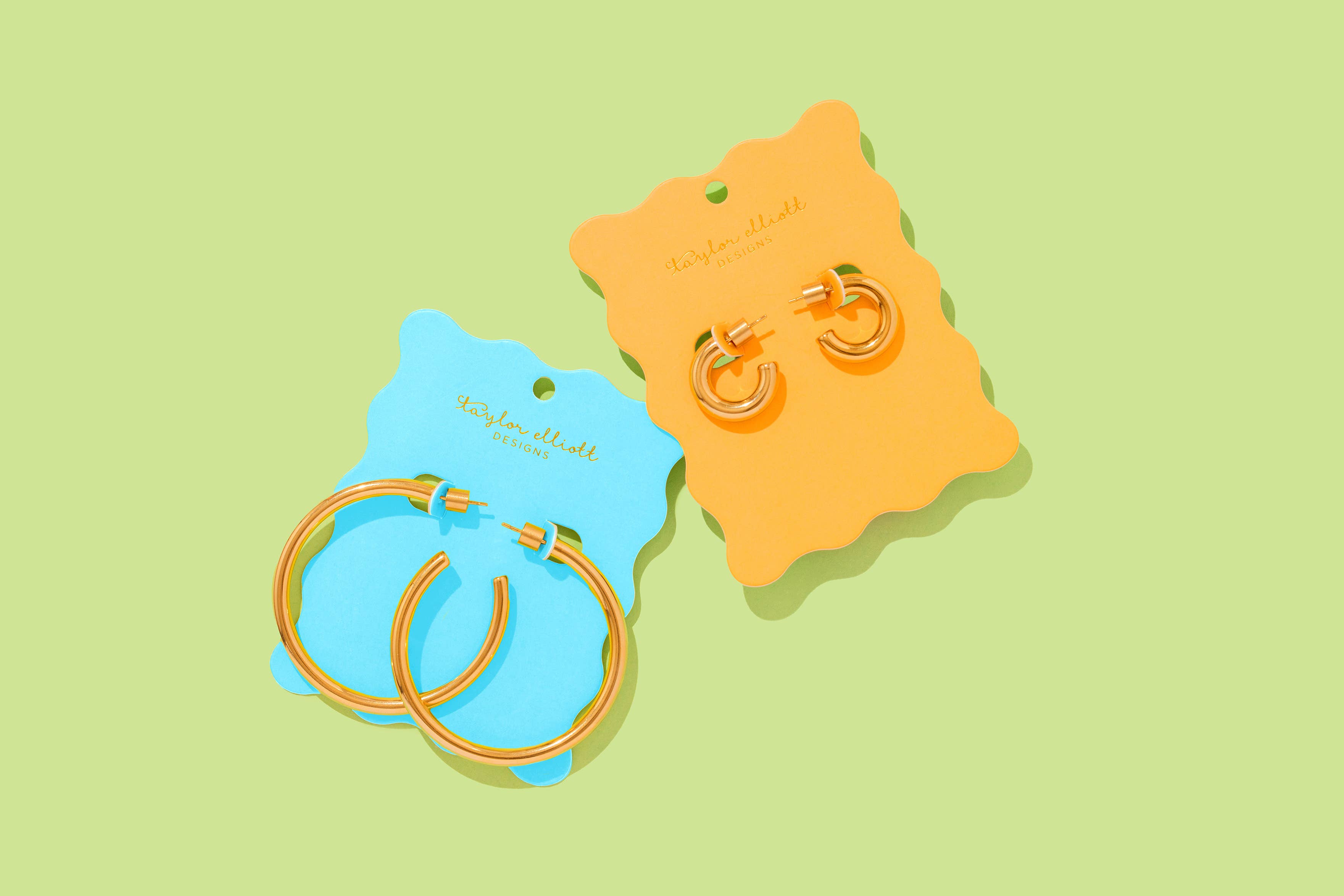 Terry Hoop Earrings