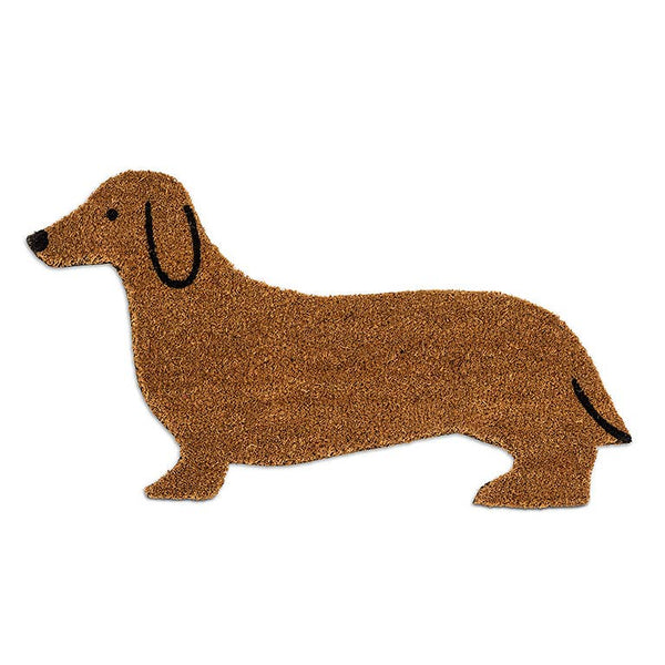 Dachsund Shaped Doormat