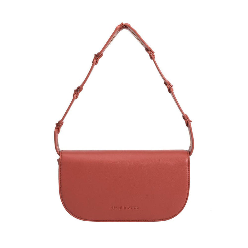 Inez Red Rose Small Vegan Leather Shoulder Bag