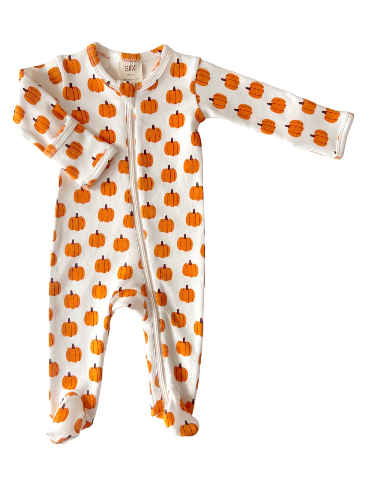 Pumpkin Organic Zip Footie