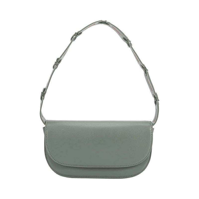 Inez Teal Recycled Vegan Shoulder Bag Small