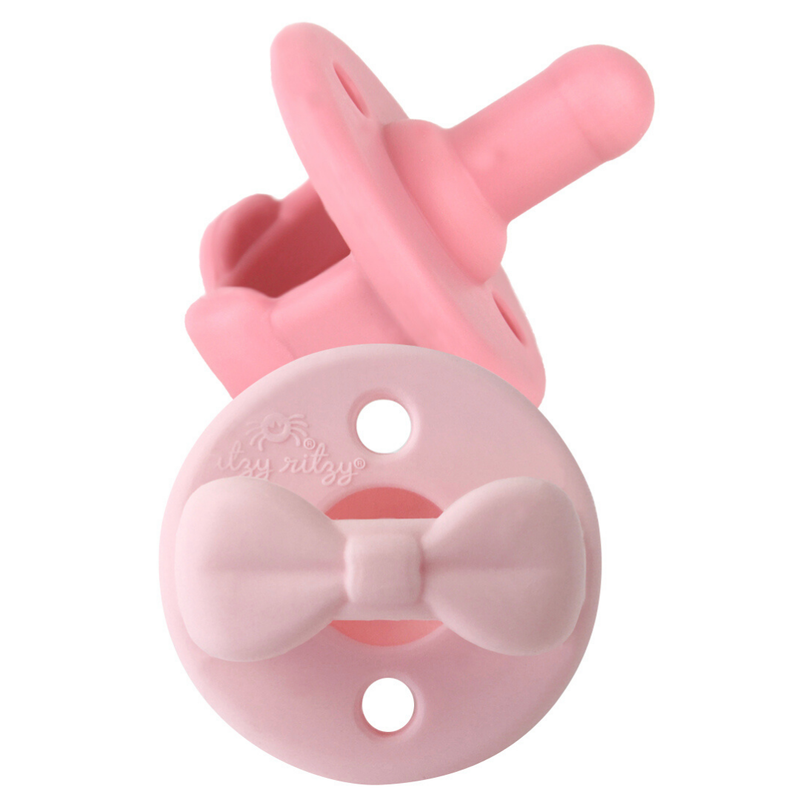 Sweetie Soother™ Pacifier Sets (2-pack): 6-18 M Pink Bows
