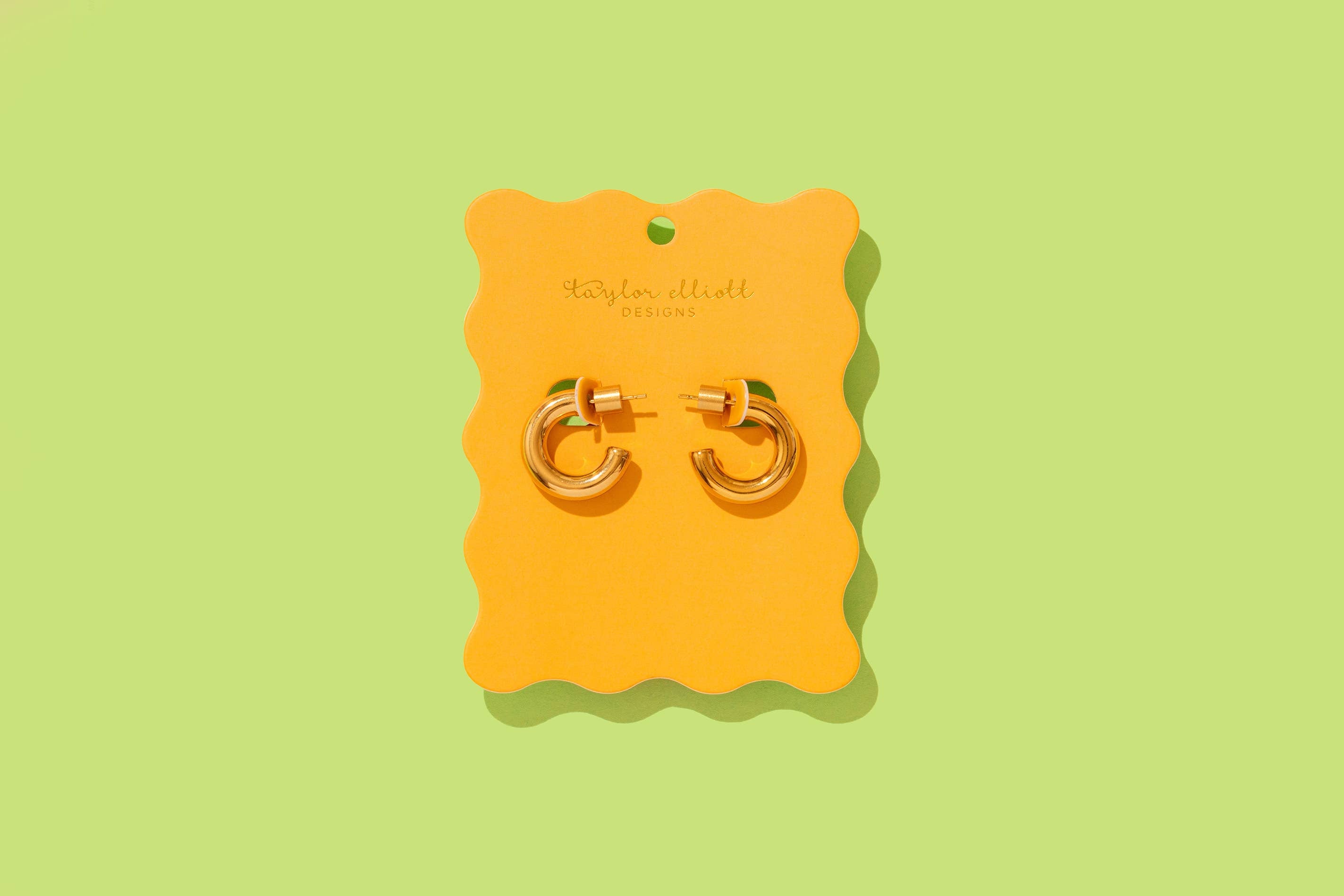Terry Hoop Earrings