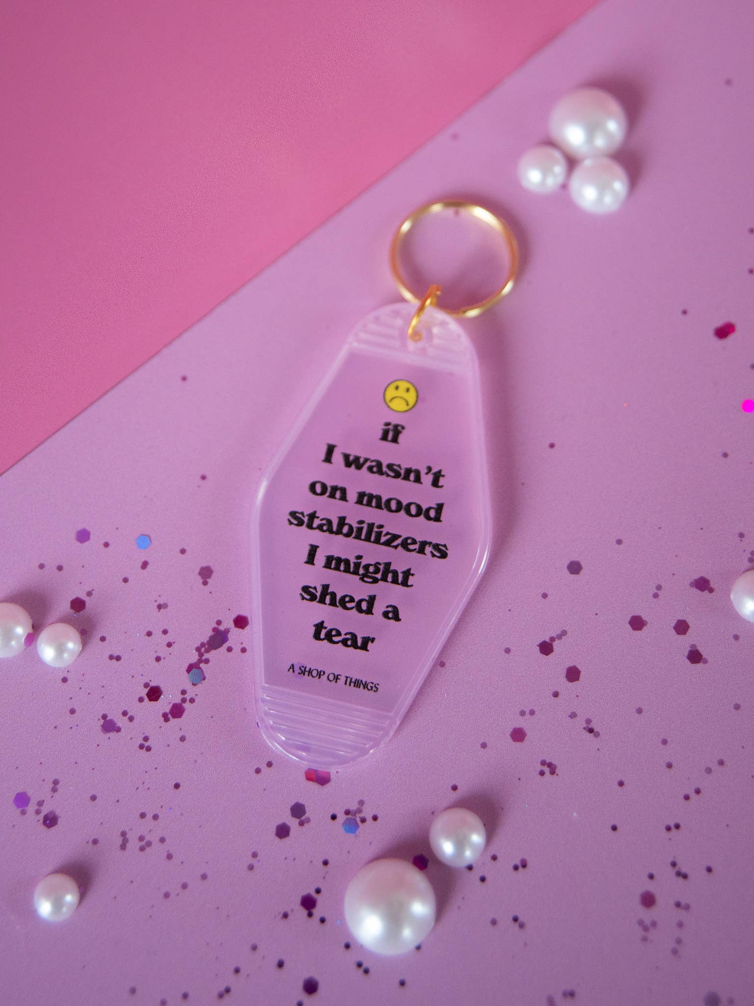 Mood Stabilizing Keychain- Pink